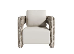 Lewis Modern Armchair, Upholstered Design, Versatile Comfort