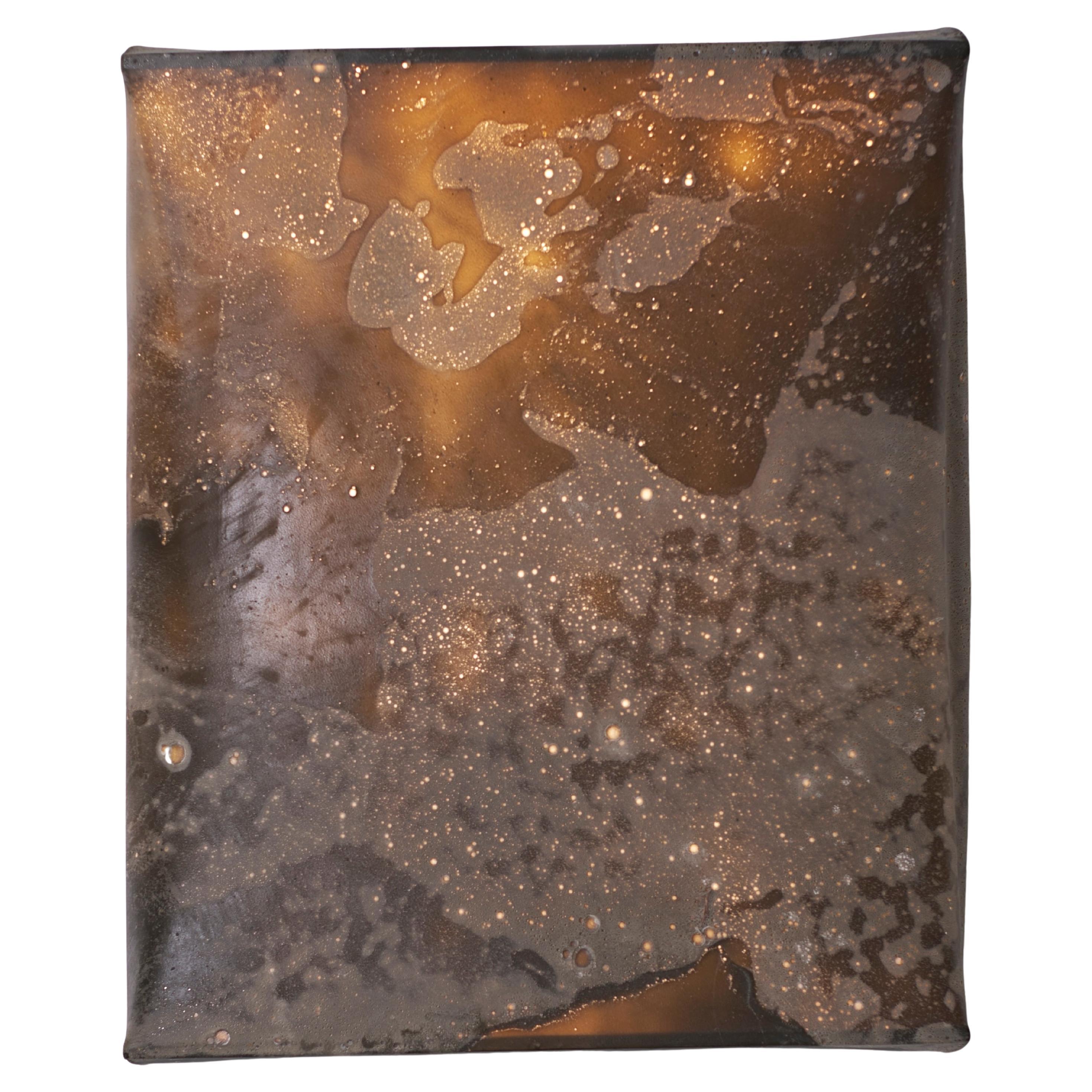 Sculptural Light Object in Oak & Bio-Textile Canvas by Natural Material Studio For Sale