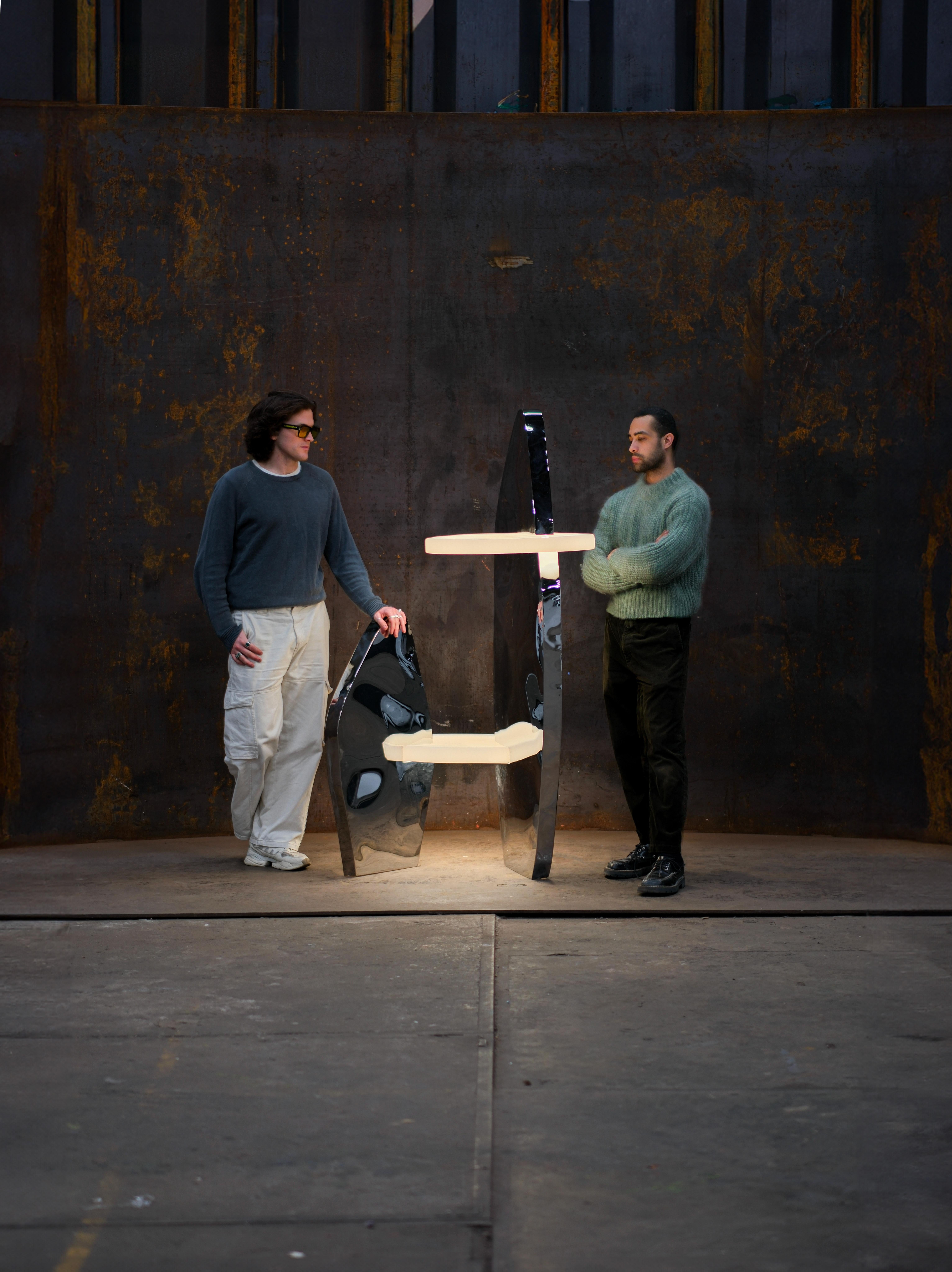 Dutch Sculptural Light Object 'Les Menhirs' - by Pepe Valenti & Lucas Zito For Sale