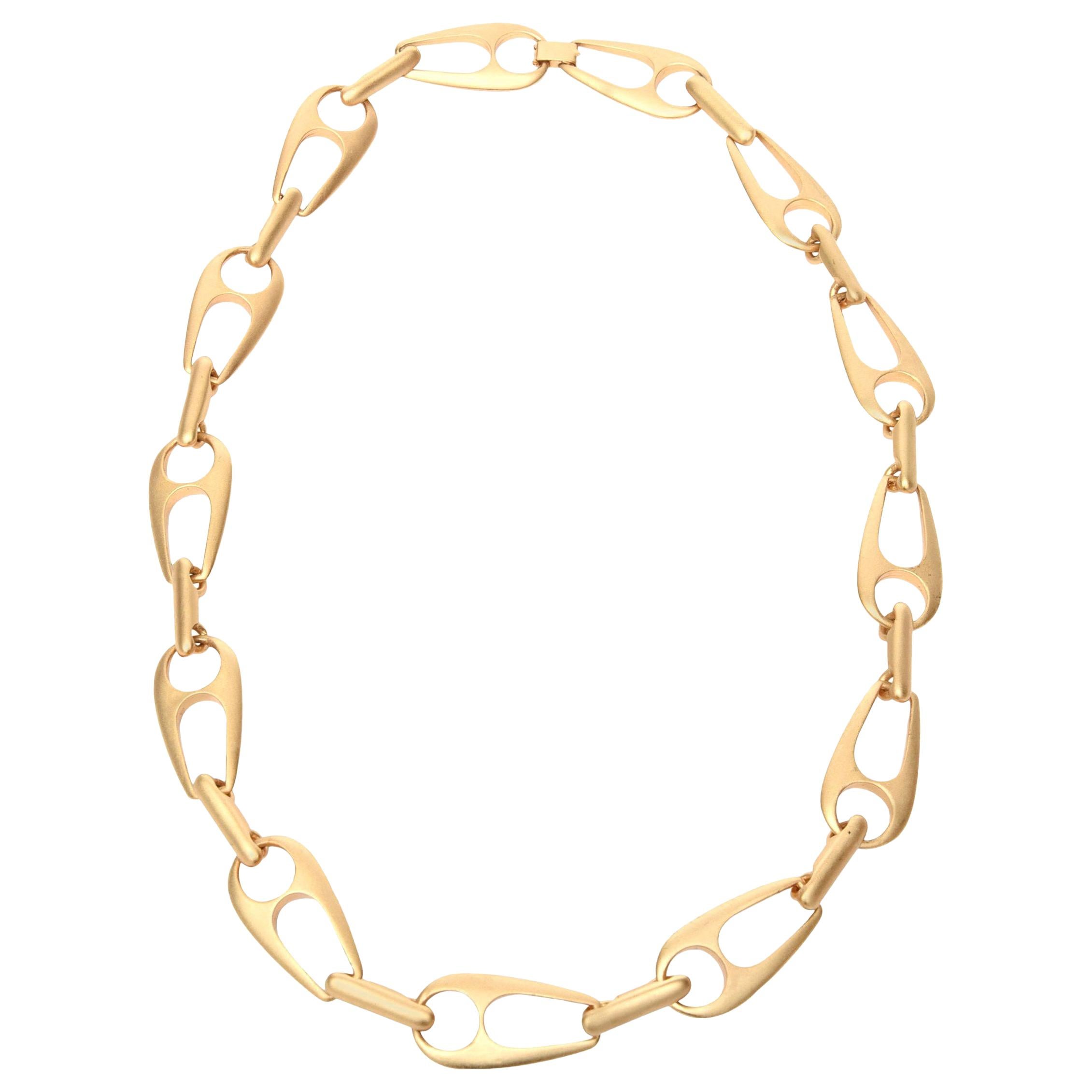  Sculptural Link Necklace Attributed to Alexis Kirk