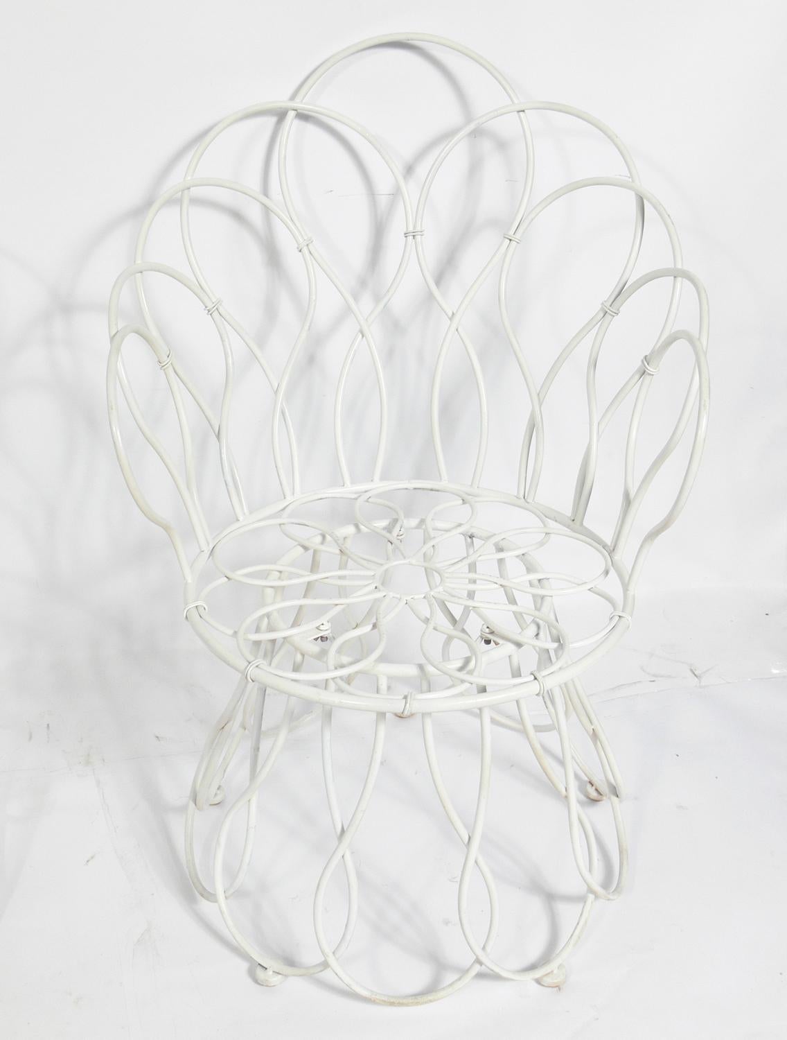 Skulpturale Schlaufe und Stuhl in der Art von Frances Elkins  (amerikanisch) im Angebot