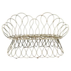 Sculptural Loop settee and chairs in the Manner of Frances Elkins/Classic Modern