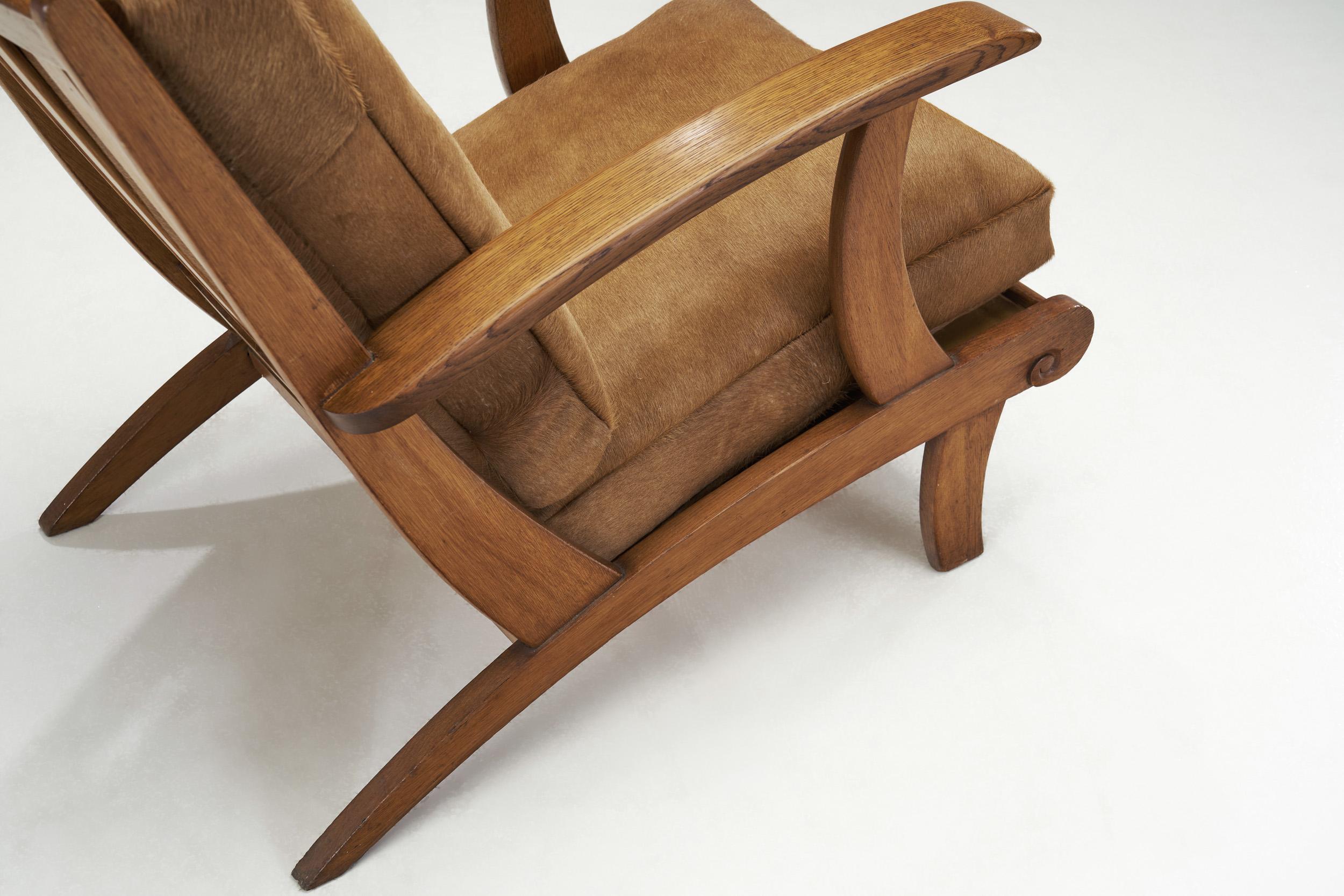 Sculptural Lounge Chair by Bas Van Pelt 'Attr.', The Netherlands, ca 1950s For Sale 6
