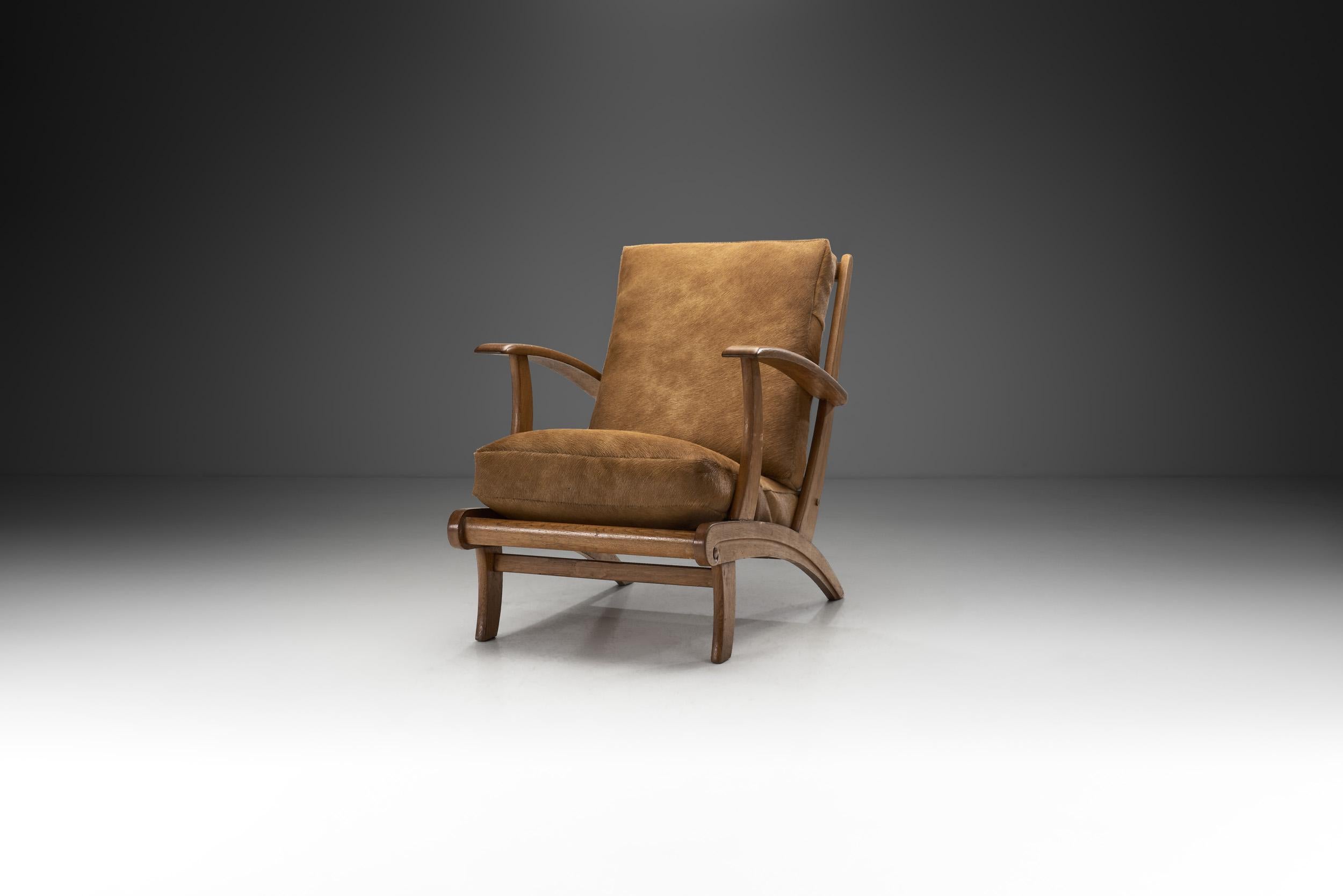 Dutch Sculptural Lounge Chair by Bas Van Pelt 'Attr.', The Netherlands, ca 1950s For Sale
