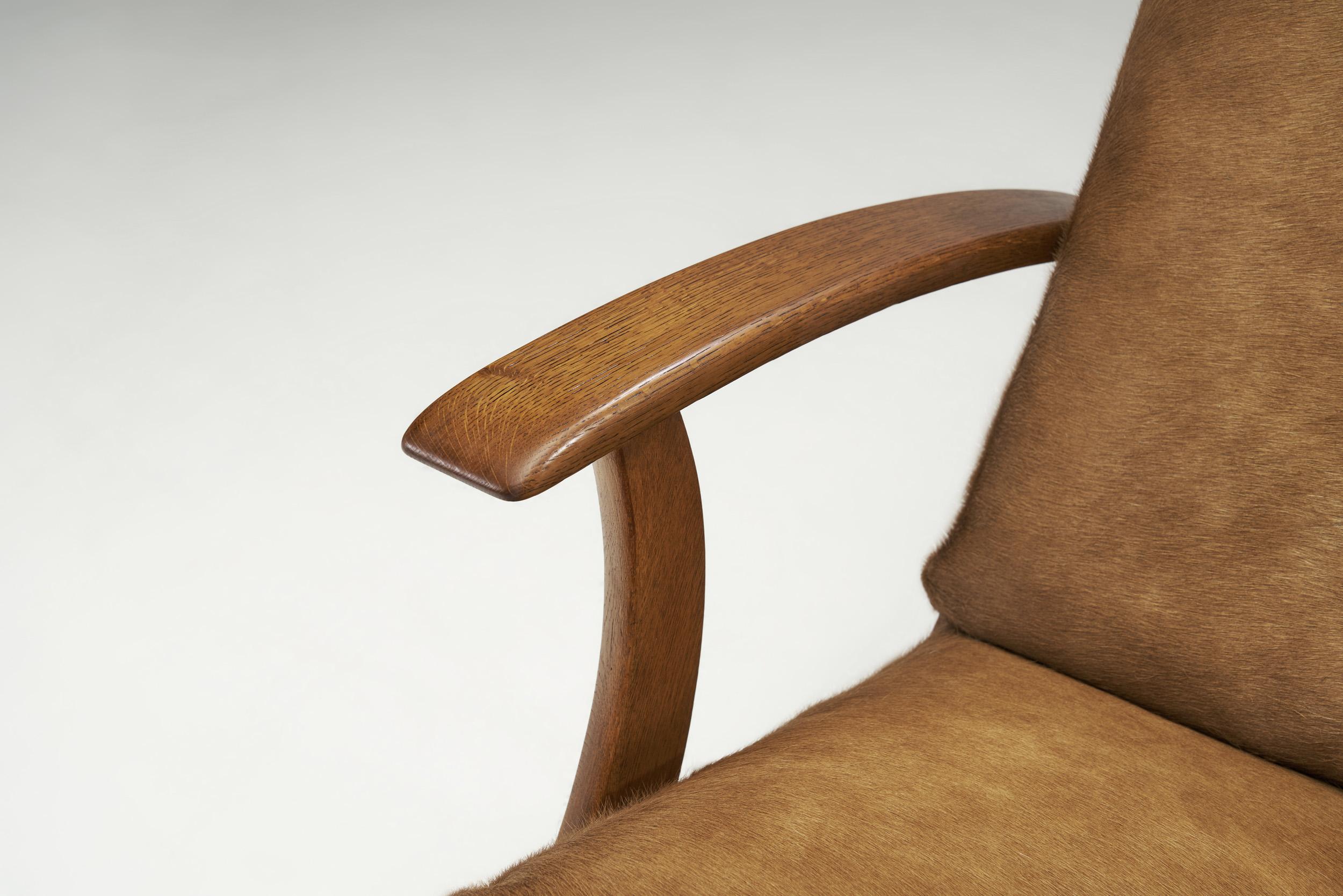 Sculptural Lounge Chair by Bas Van Pelt 'Attr.', The Netherlands, ca 1950s For Sale 1