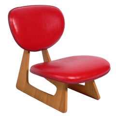 Silla de salón escultural de Junzo Sakakura