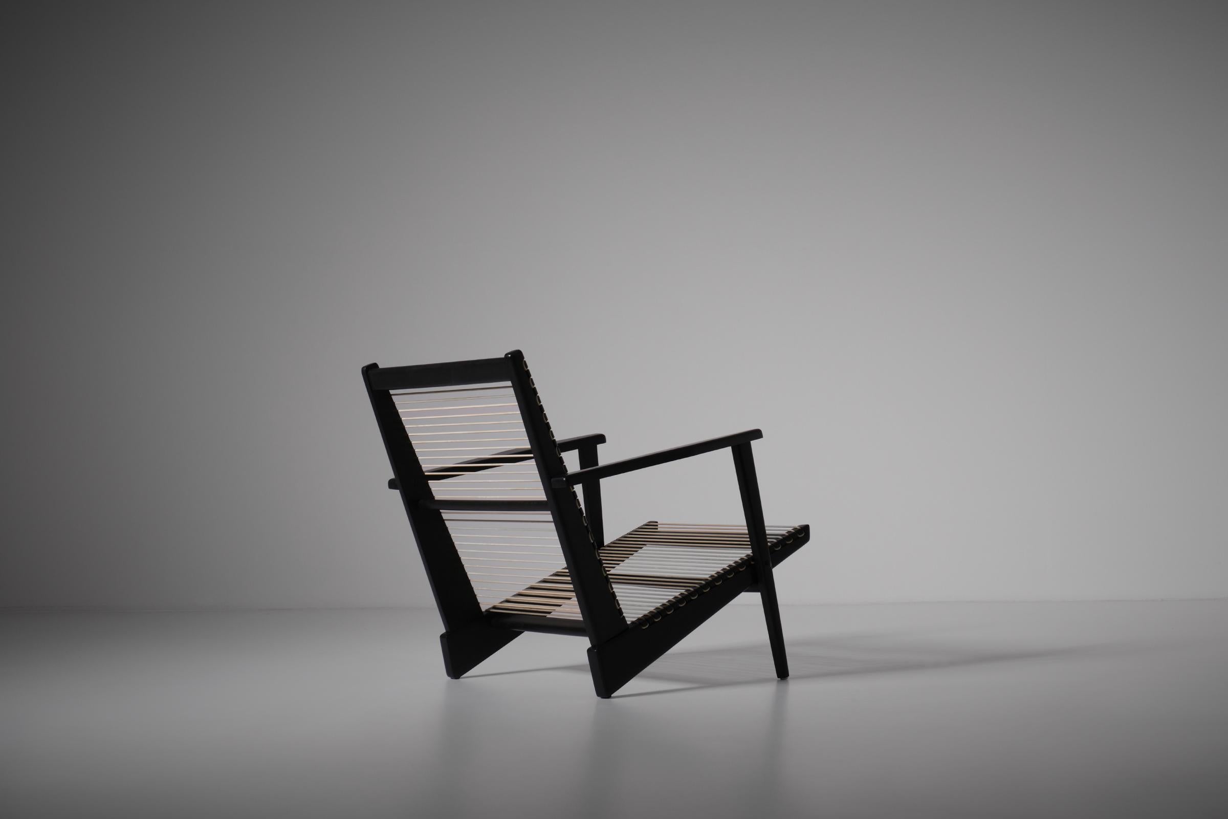 Mid-Century Modern Sculptural Lounge Chair ‘Le Pacific’ by Georges Tigien, France 1950s For Sale