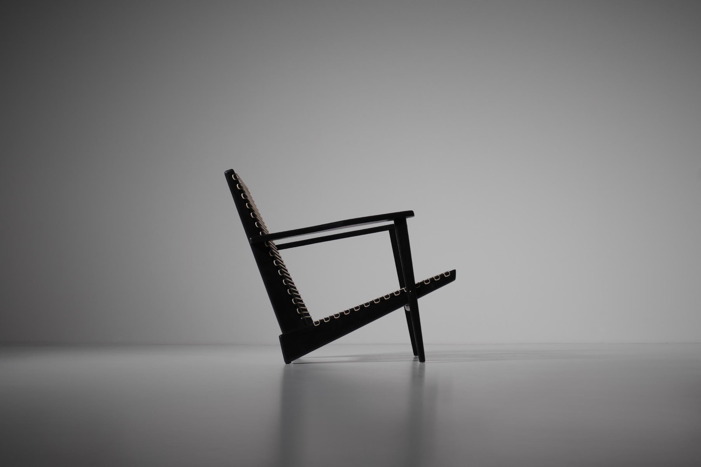 Caoutchouc Fauteuil de salon sculptural Le Pacific de Georges Tigien, France, années 1950 en vente