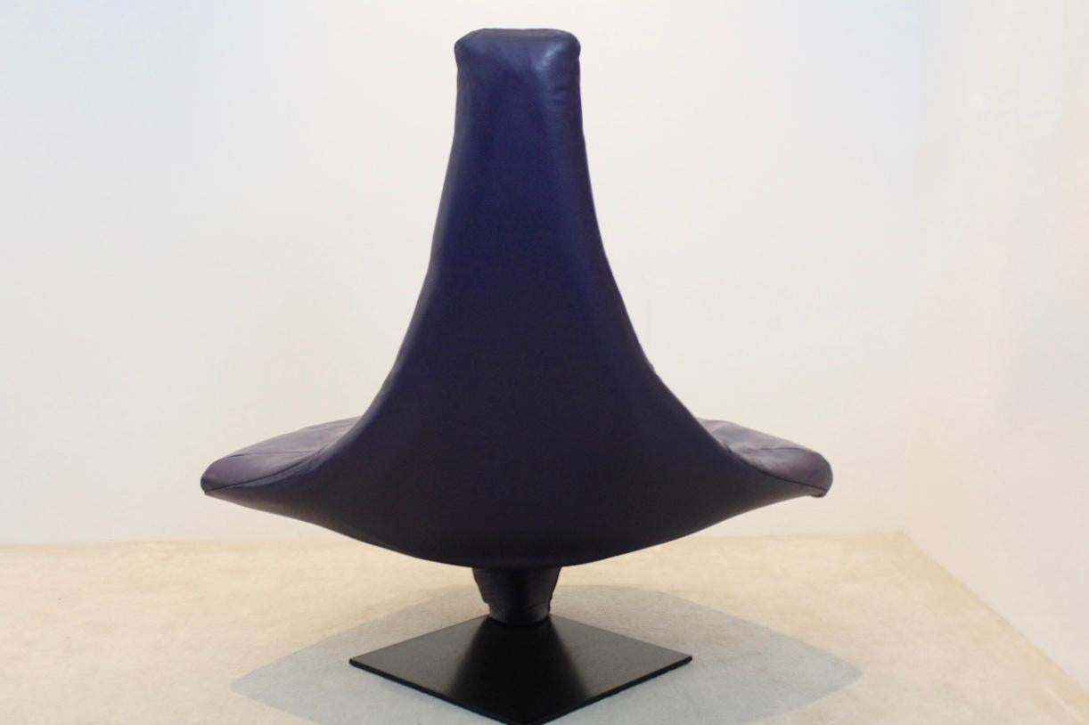 Sculptural Lounge Chair ‘Turner’ by Jack Crebolder for Harvink, 1982 In Good Condition In Voorburg, NL