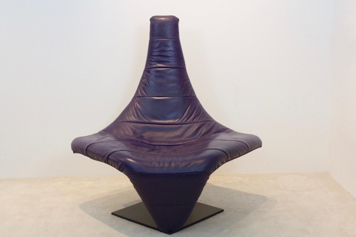 20th Century Sculptural Lounge Chair ‘Turner’ by Jack Crebolder for Harvink, 1982
