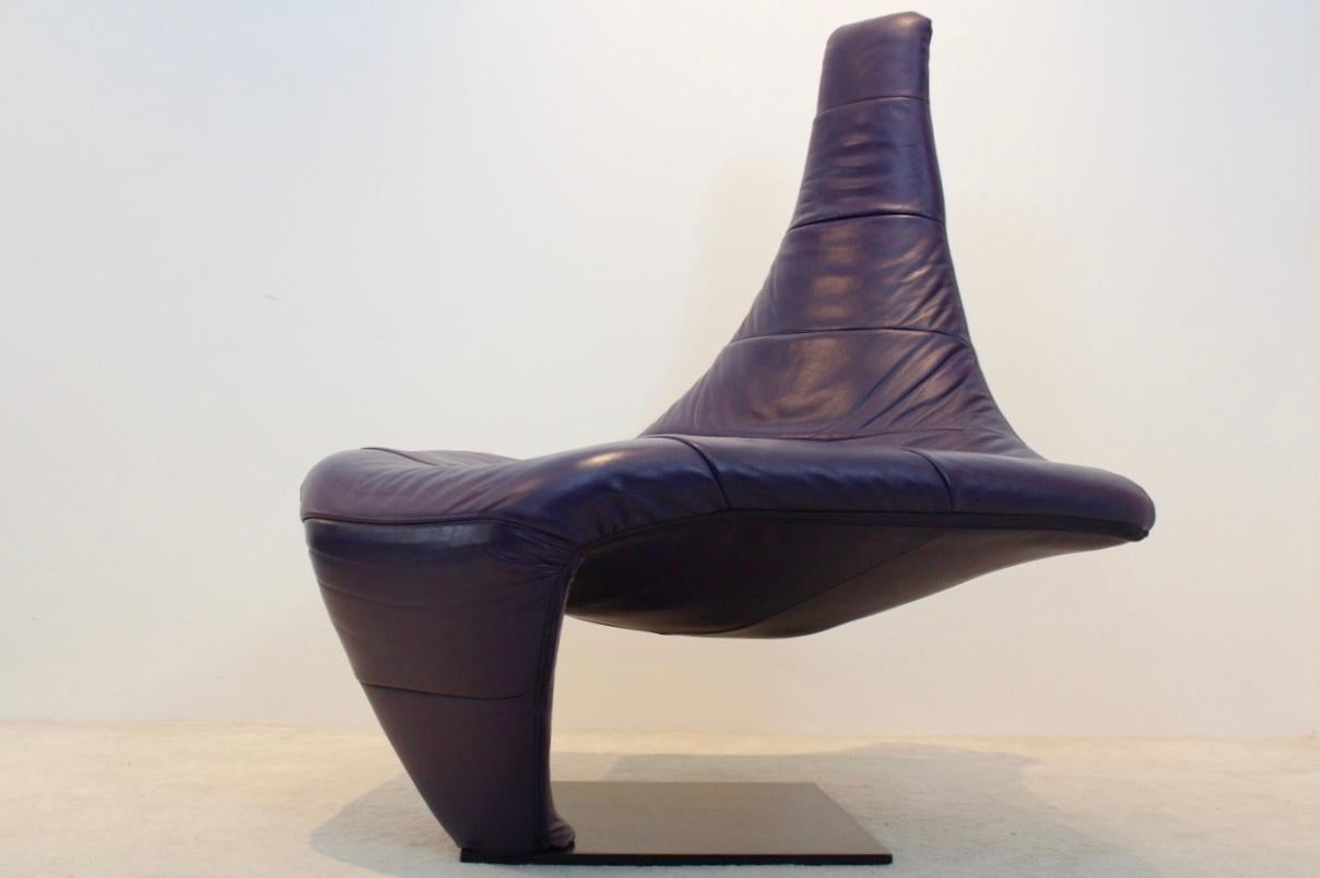 Sculptural Lounge Chair ‘Turner’ by Jack Crebolder for Harvink, 1982 1