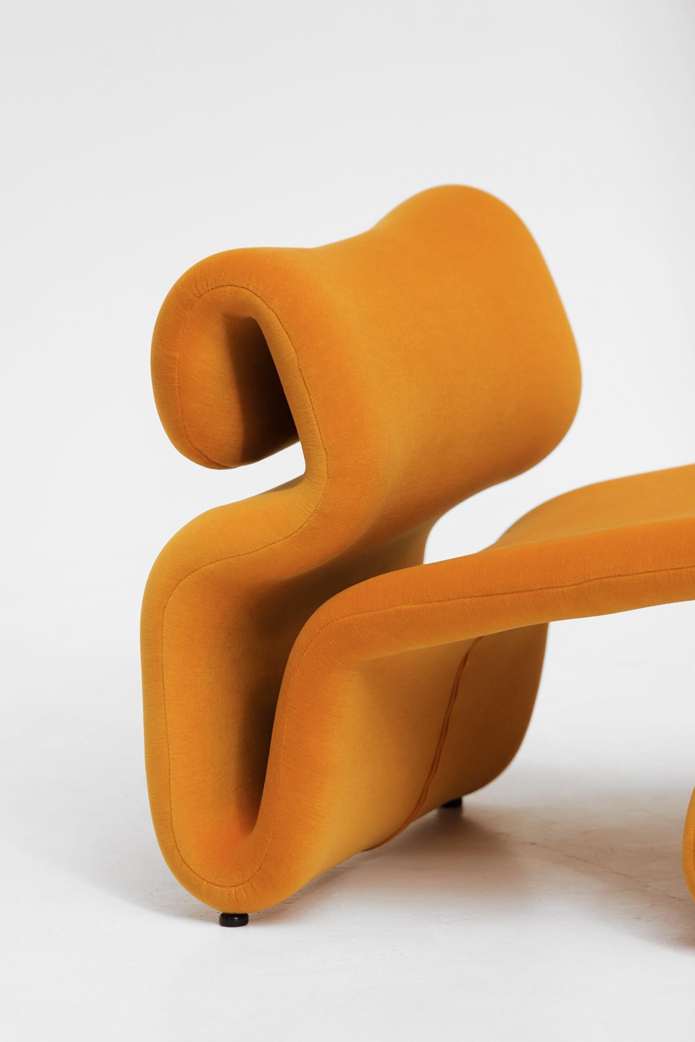 Swedish Sculptural lounge ' Etcetera ' chair By Jan Ekselius Sweden 1970S For Sale