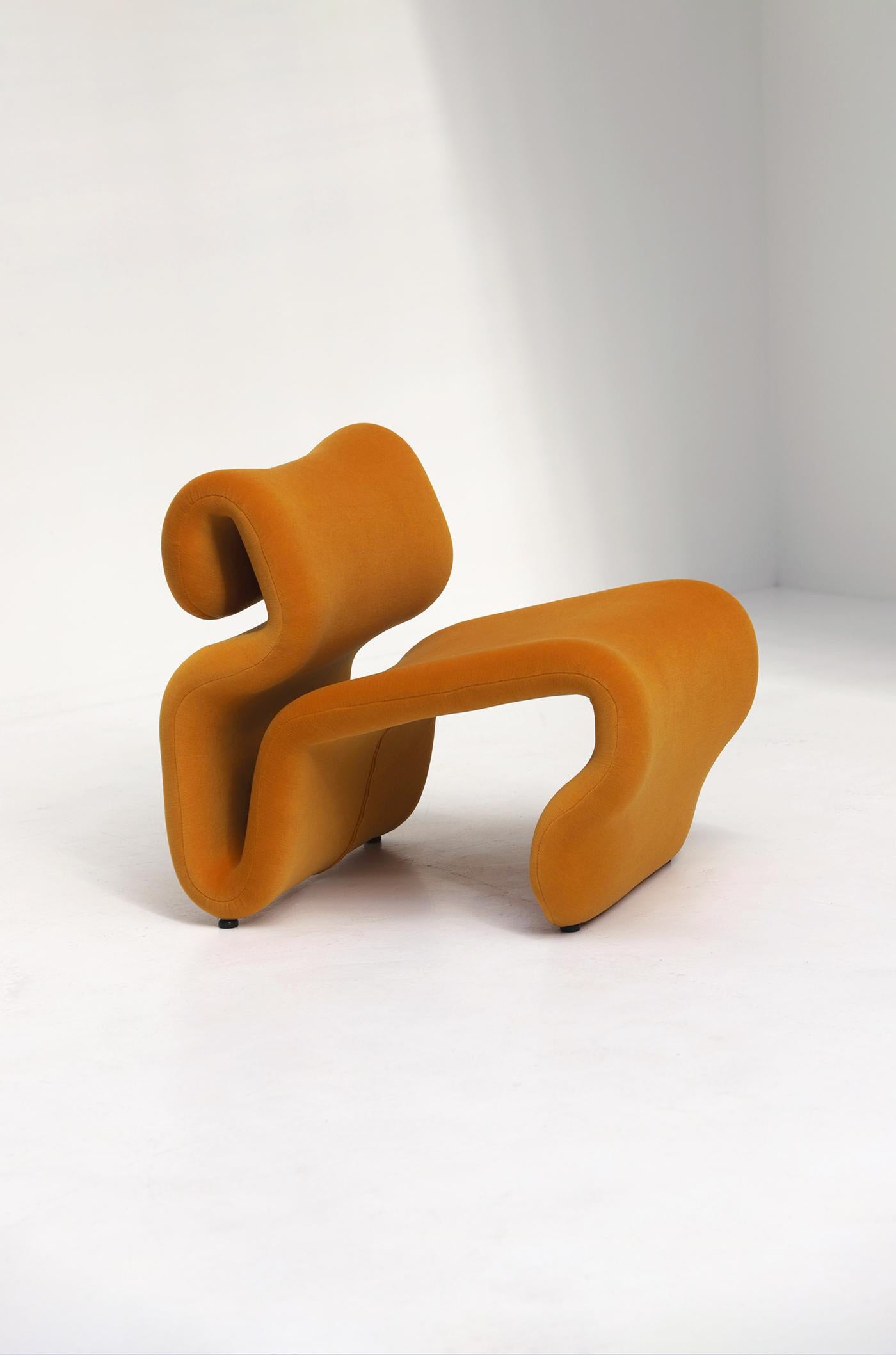 Sculptural lounge ' Etcetera ' chair By Jan Ekselius Sweden 1970S In Excellent Condition For Sale In Antwerpen, Antwerp