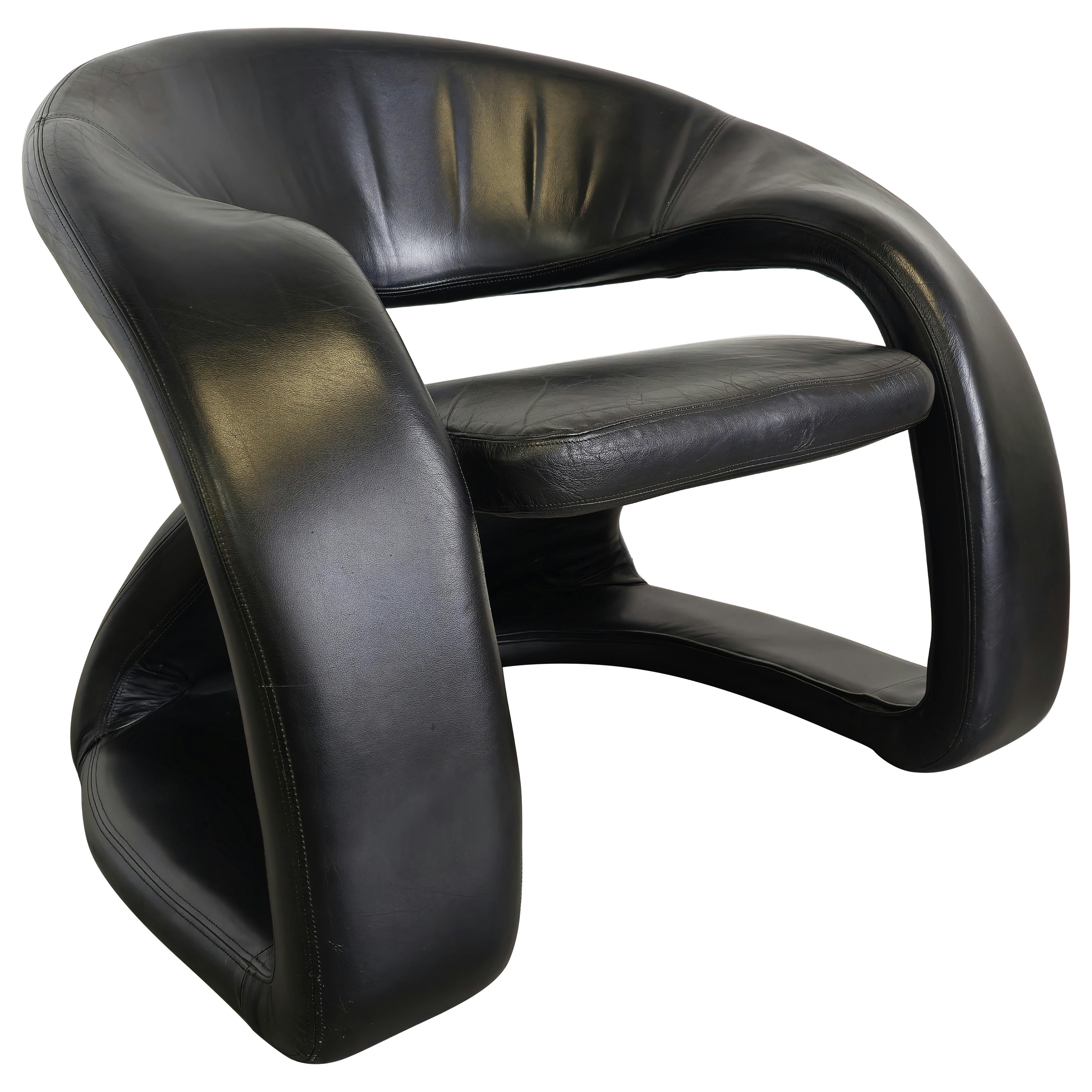 Sculptural Lounge Jaymar Chair 1980s
