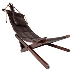 Sculptural Lounge Sling by Dominic Michaelis 'Sail Chair' for Moveis Corazza