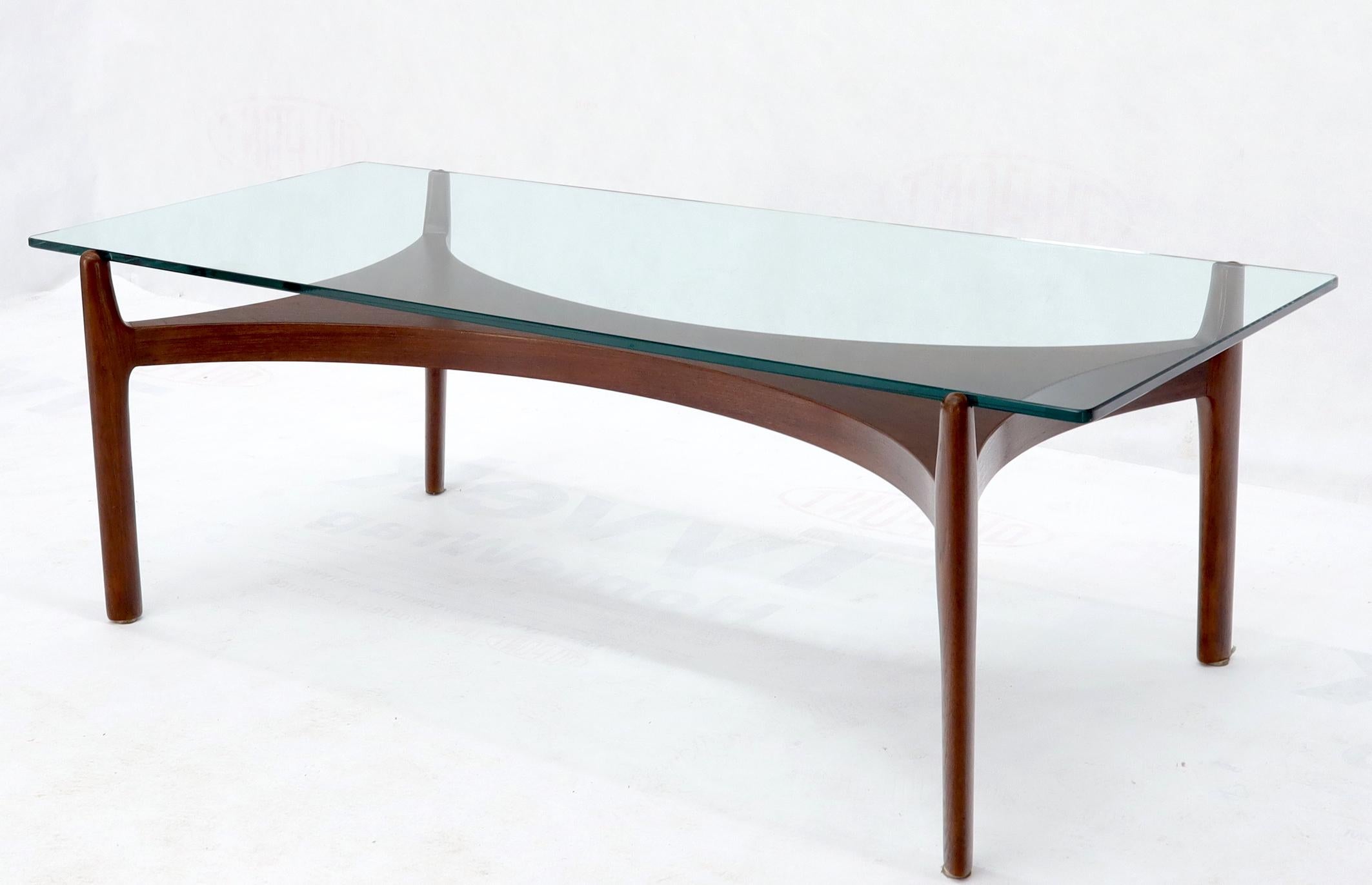teak and glass coffee table