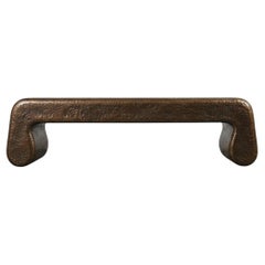 Sculptural Low Totem Bench in Patinated Bronze, Sidani Design Sculptural Low Totem Bench in Patinated Bronze, Sidani Design