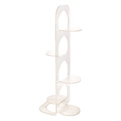 Sculptural Lucite Plant Stand or Shelf