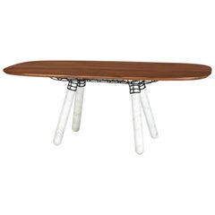 Sculptural "Magnum" Dinner Table, Pierre Favresse