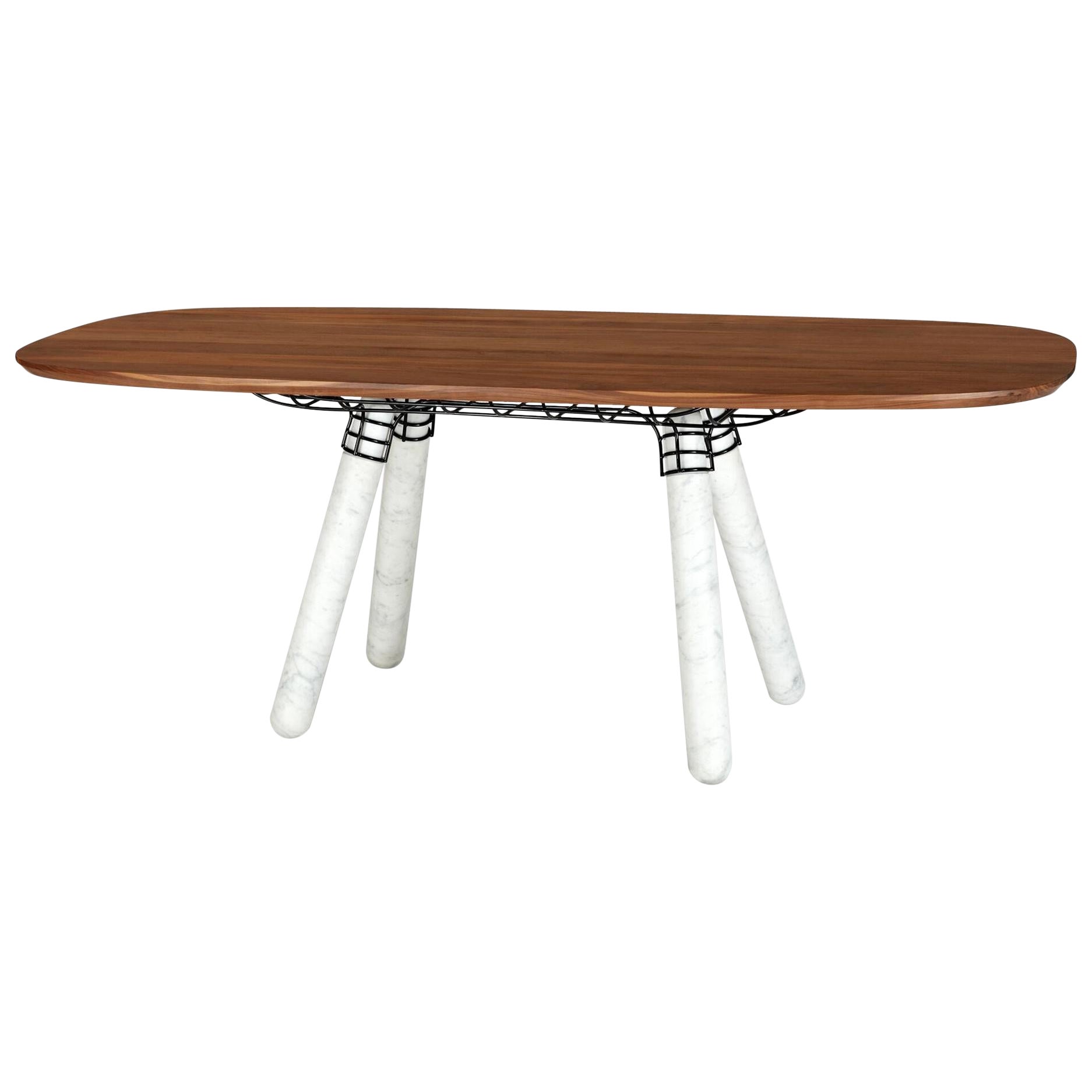 Sculptural "Magnum" Dinner Table, Pierre Favresse For Sale