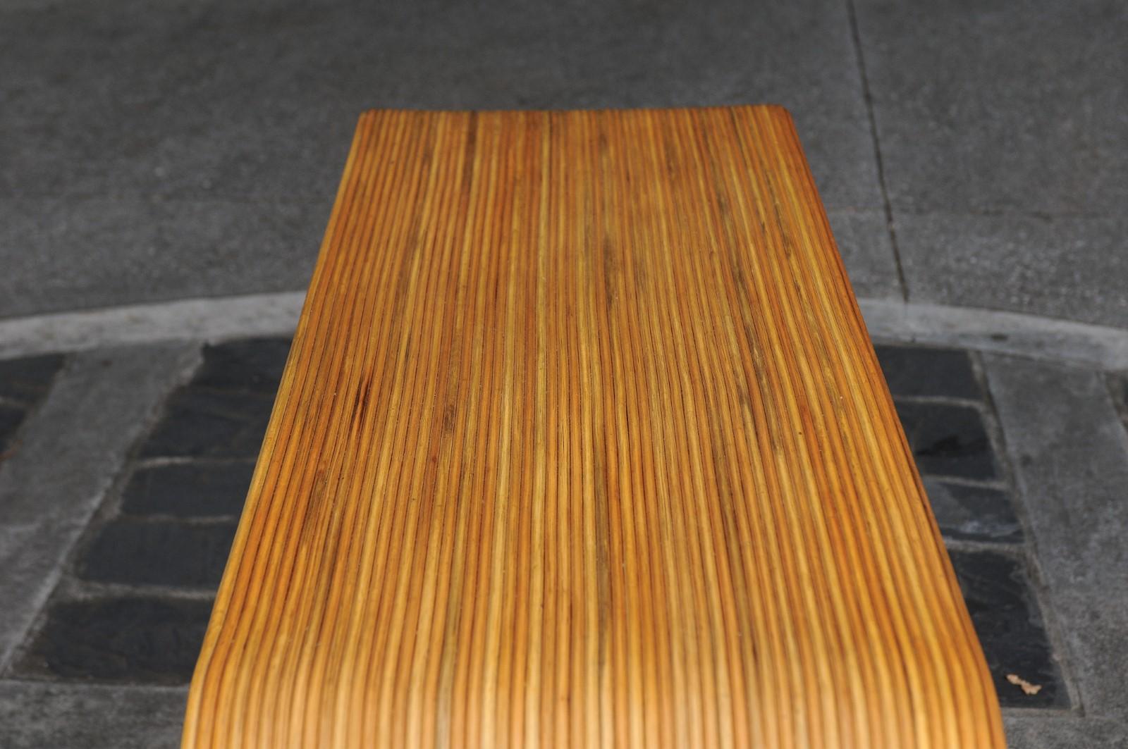 Sculptural Mahogany and Bamboo Commode by Betty Cobonpue, circa 1980 7