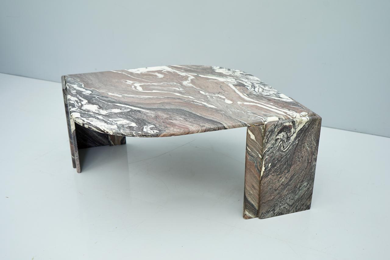 Sculptural Marble Coffee Table, Italy, 1970s 2