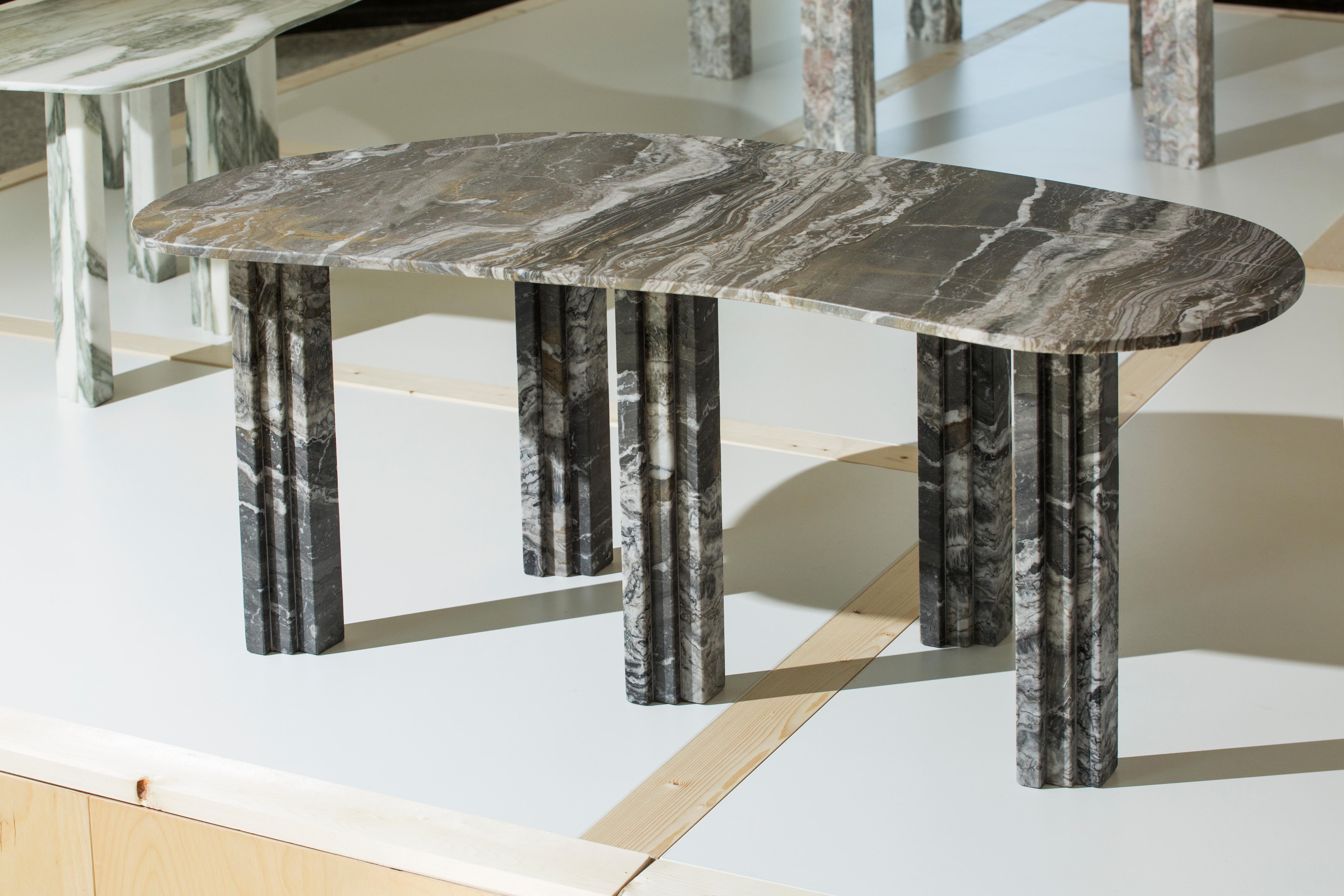 Organic Modern Bièvre Sculptural Marble Dining Table, Lorenzo Bini