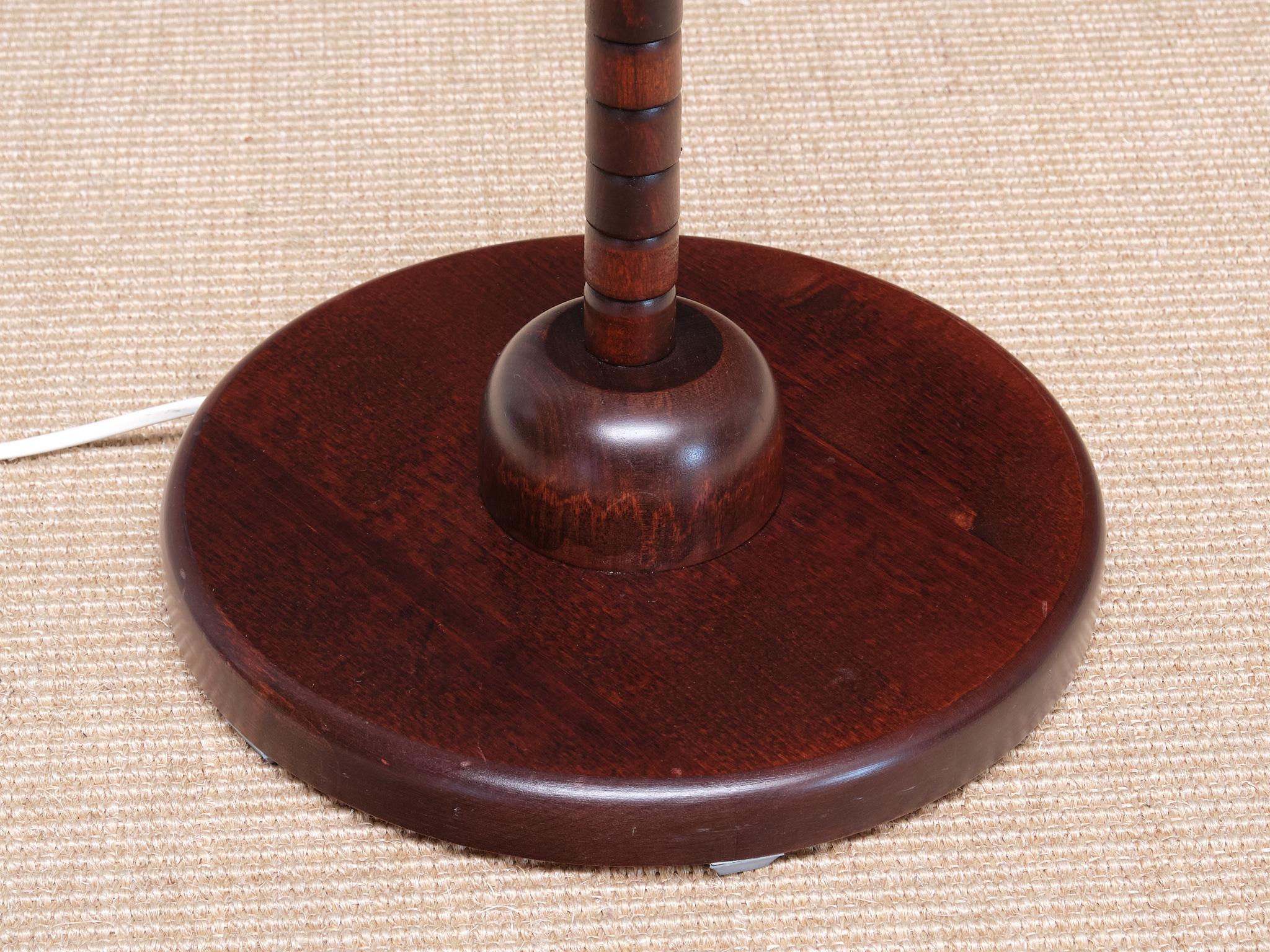 Sculptural Markslöjd Floor Lamp in Beech Wood, Sweden, 1960s im Angebot 4