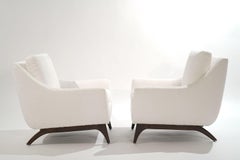 Sculptural MCM Club Chairs in Bouclé, 1950s