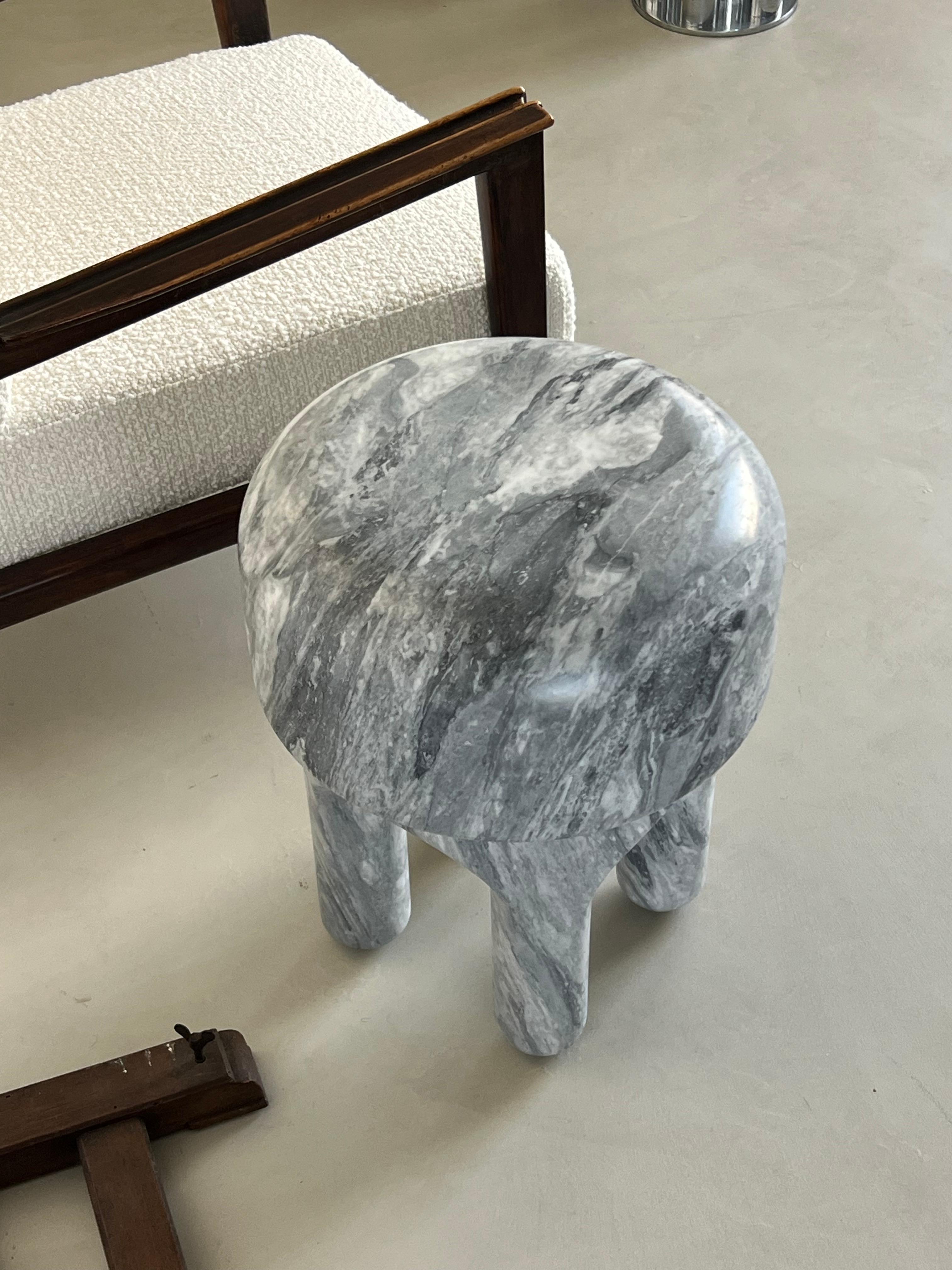 Sculptural Medusa Side table / Stool by Spinzi Milano , Collectible Design For Sale 4