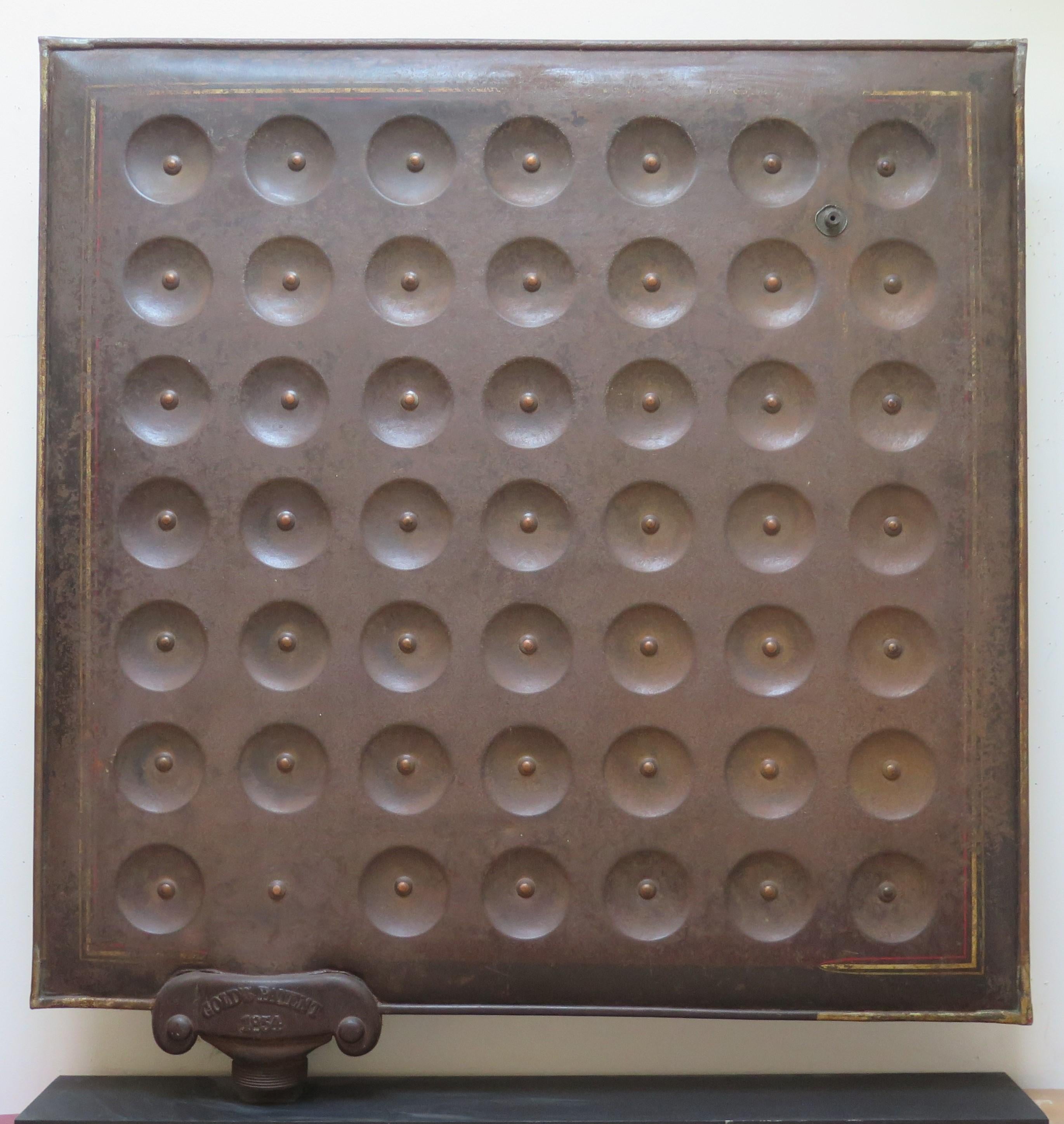 Sculptural Metal Radiator Patented, 1854 For Sale 1