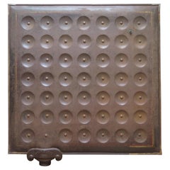 Antique Sculptural Metal Radiator Patented, 1854