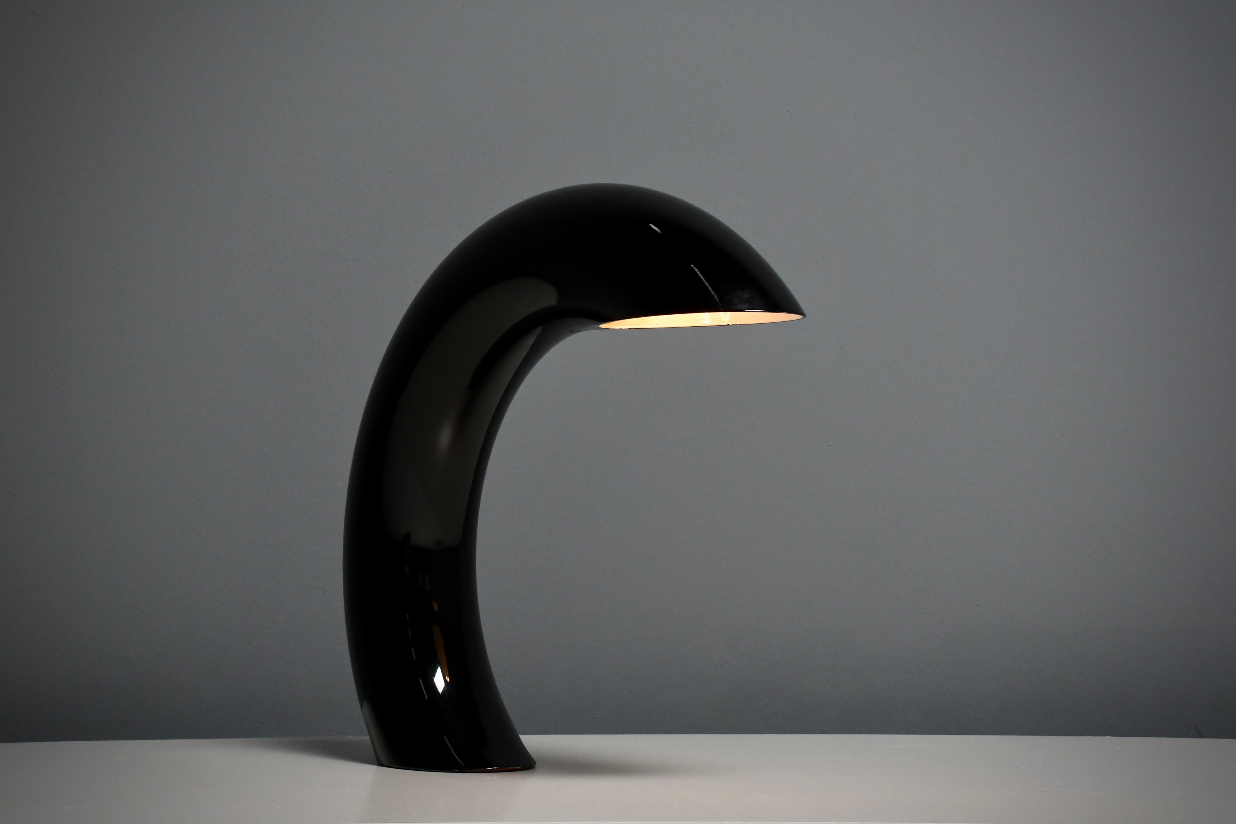 Mid-Century Modern Sculptural Metal Table Lamp by Georges Frydman, France 1960s For Sale