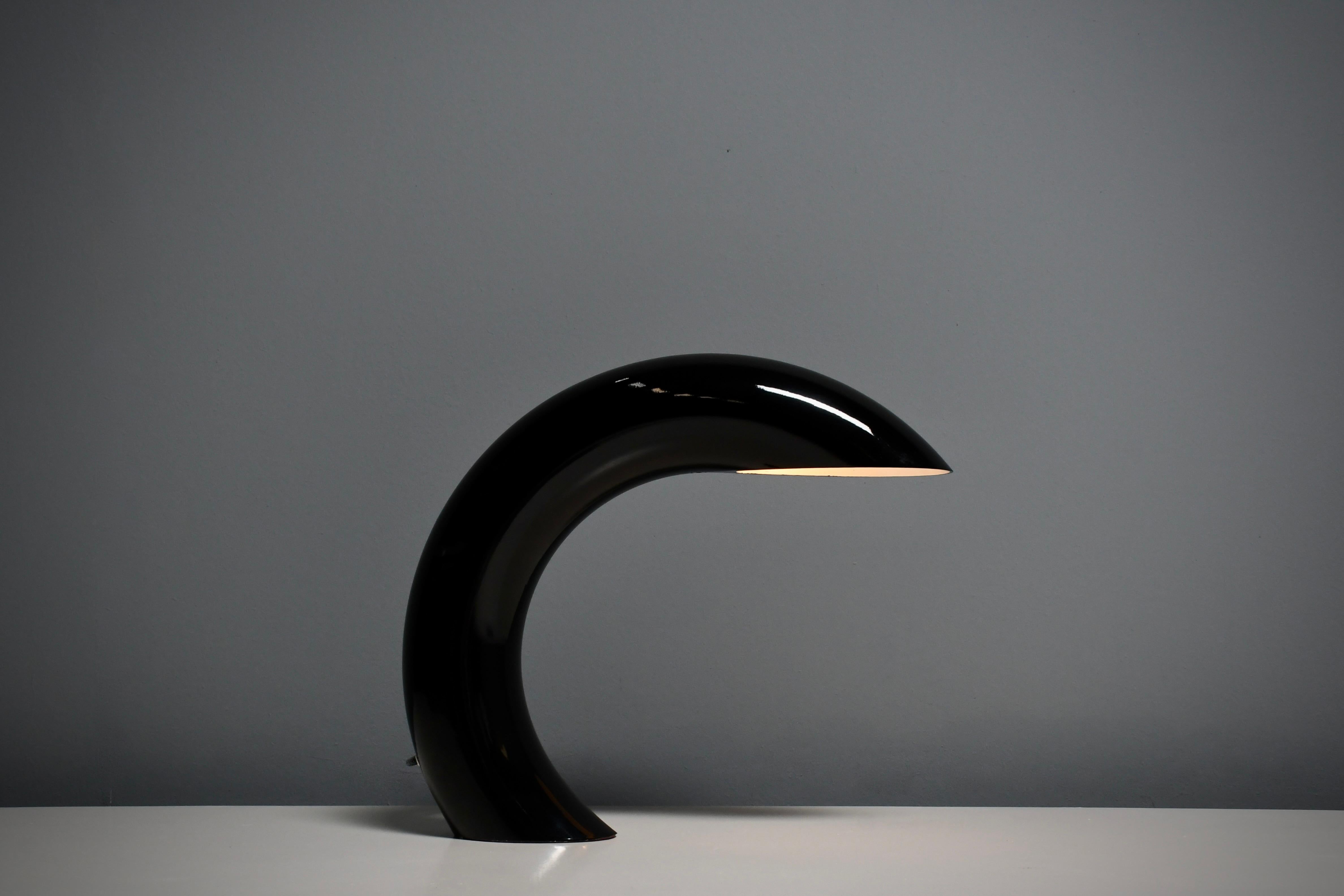 French Sculptural Metal Table Lamp by Georges Frydman, France 1960s For Sale