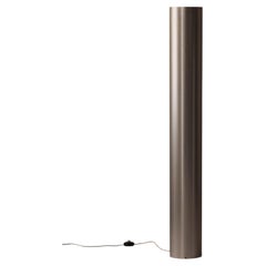 Sculptural metal tube floor lamp, Italy 1960s