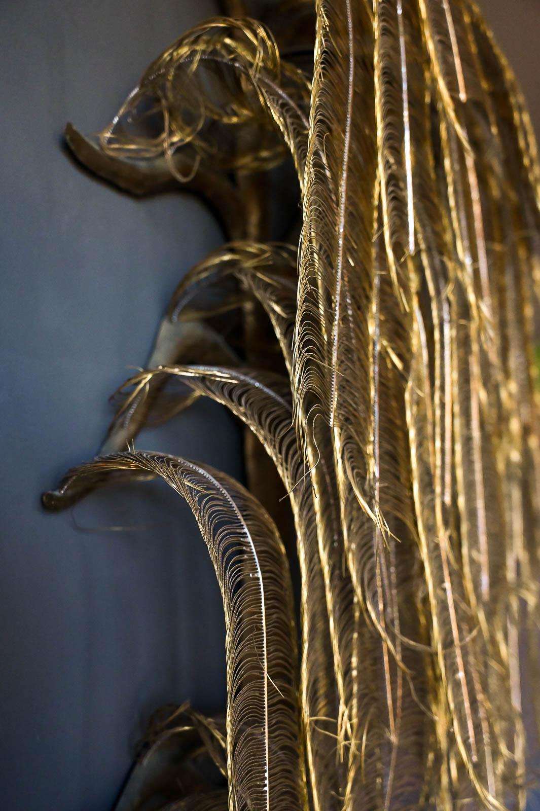 Sculptural Metal Willow Tree by California Artist Jacqueline Huhem, 1970 1