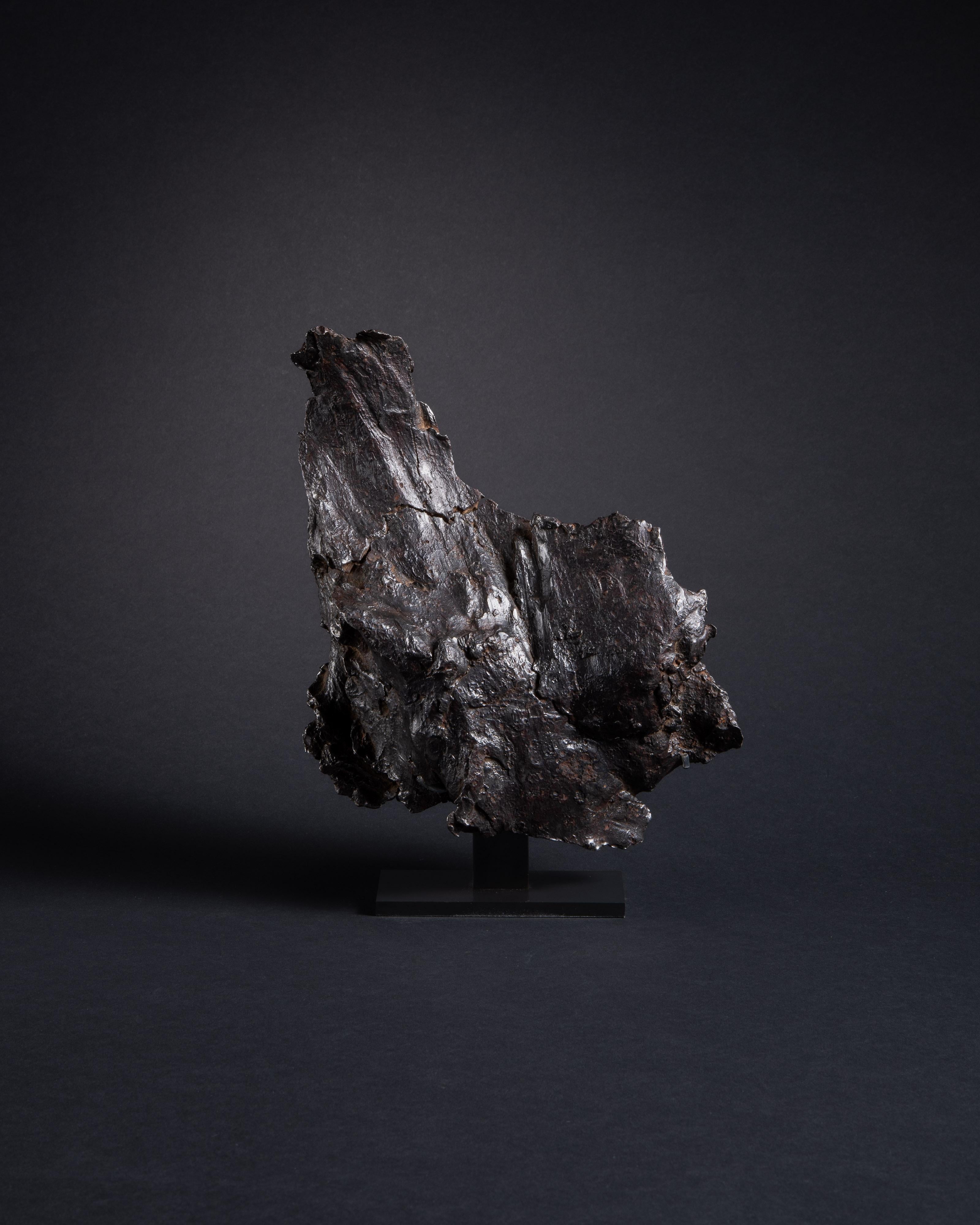 18th Century and Earlier Sculptural Meteorite Fragment from the Sikhote-Alin Meteorite For Sale