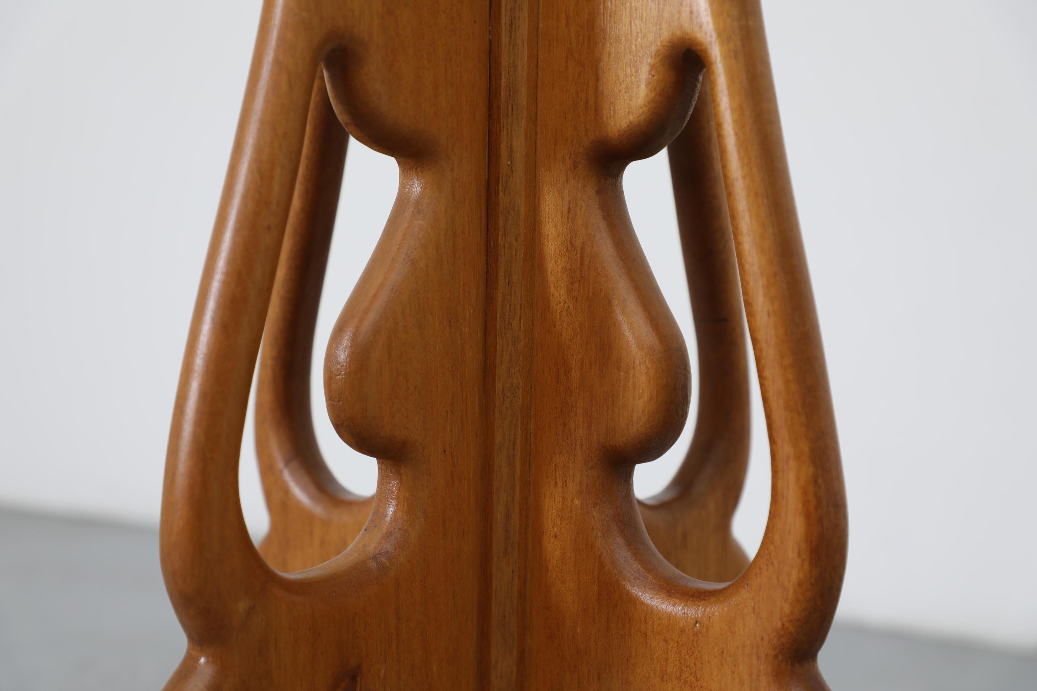 Porte-manteau sculptural en Beeche Wood du milieu du siècle dans le style d'Adrian Pearsall en vente 5