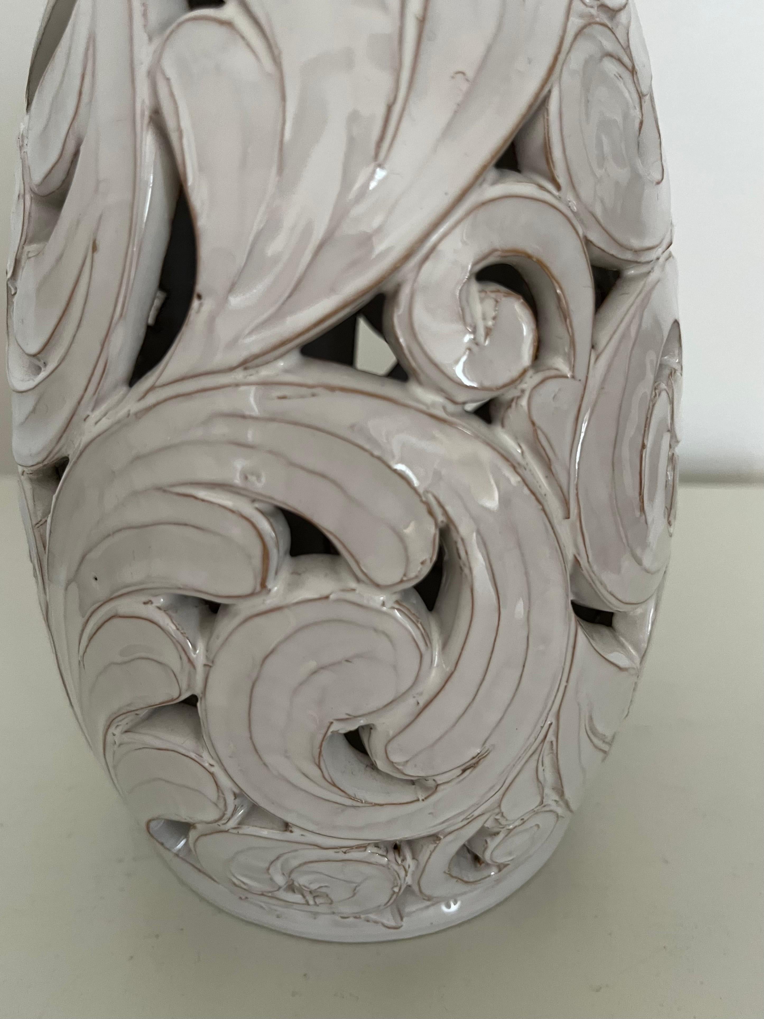 Sculptural Mid-Century Ceramic Table Lamp, Klein Unica, Denmark For Sale 3