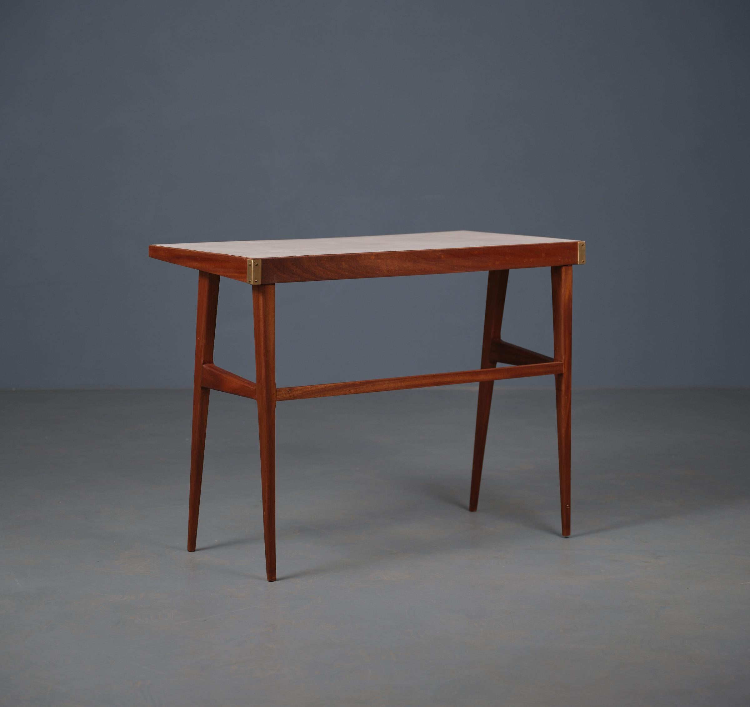 Sculptural Mid-Century Desk by F.lli Strada: Italian Design in Exotic Wood  For Sale 3