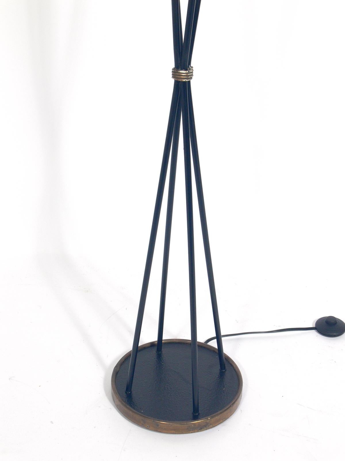 Mid-Century Modern Sculptural Midcentury French Floor Lamp by Maison Lunel
