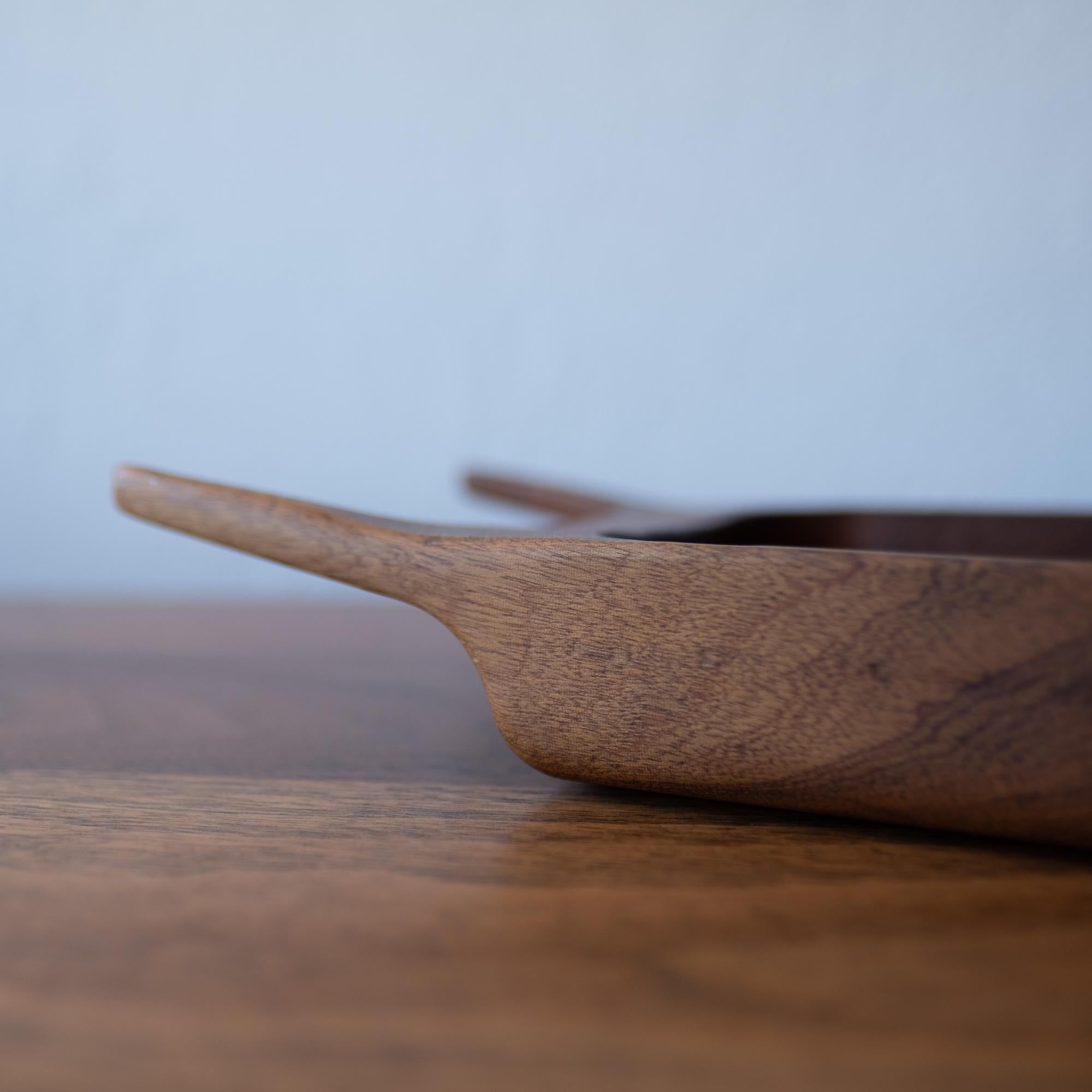 Sculptural Midcentury Italian Wood Bowl or Catch All by Anri, 1950s 1