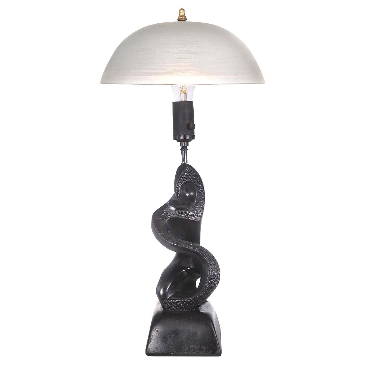 Sculptural Mid-Century Modern Desk Lamp