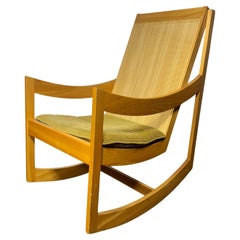 Sedia a dondolo scultorea del Mid-Century Modern di Paoli