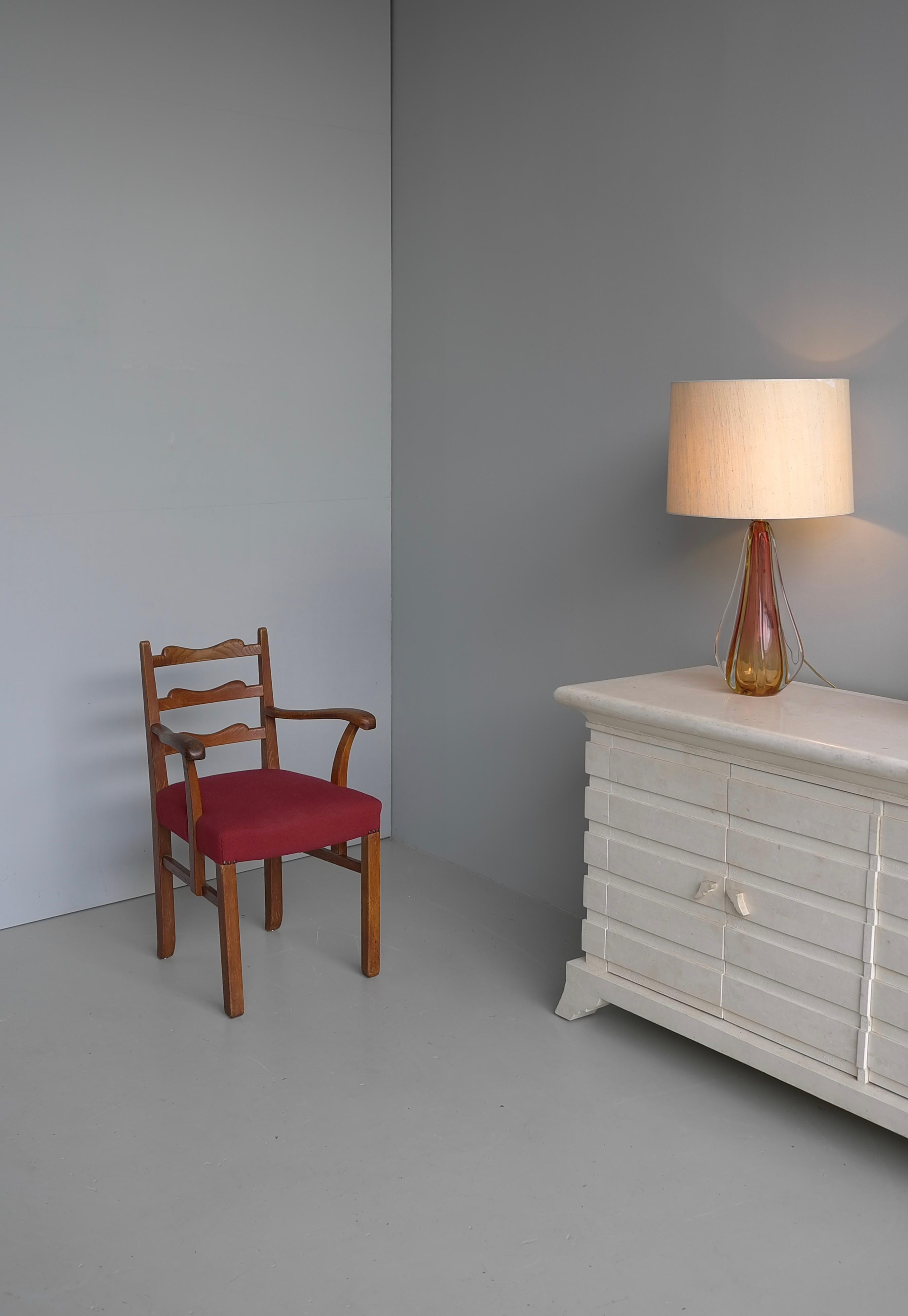 Sculptural Mid Century Modern side Chair, France 1930's For Sale 4