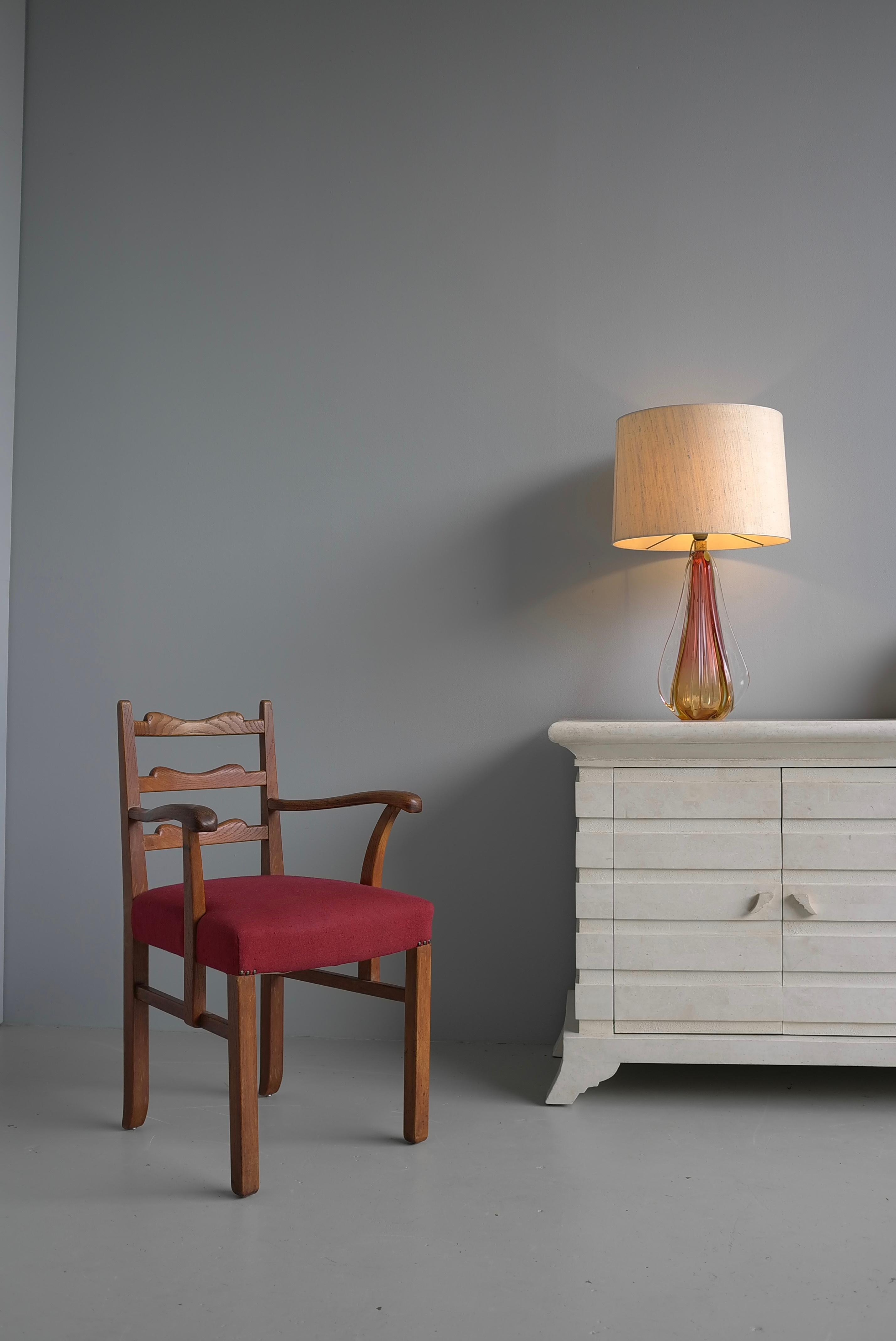 Mid-20th Century Sculptural Mid Century Modern side Chair, France 1930's For Sale