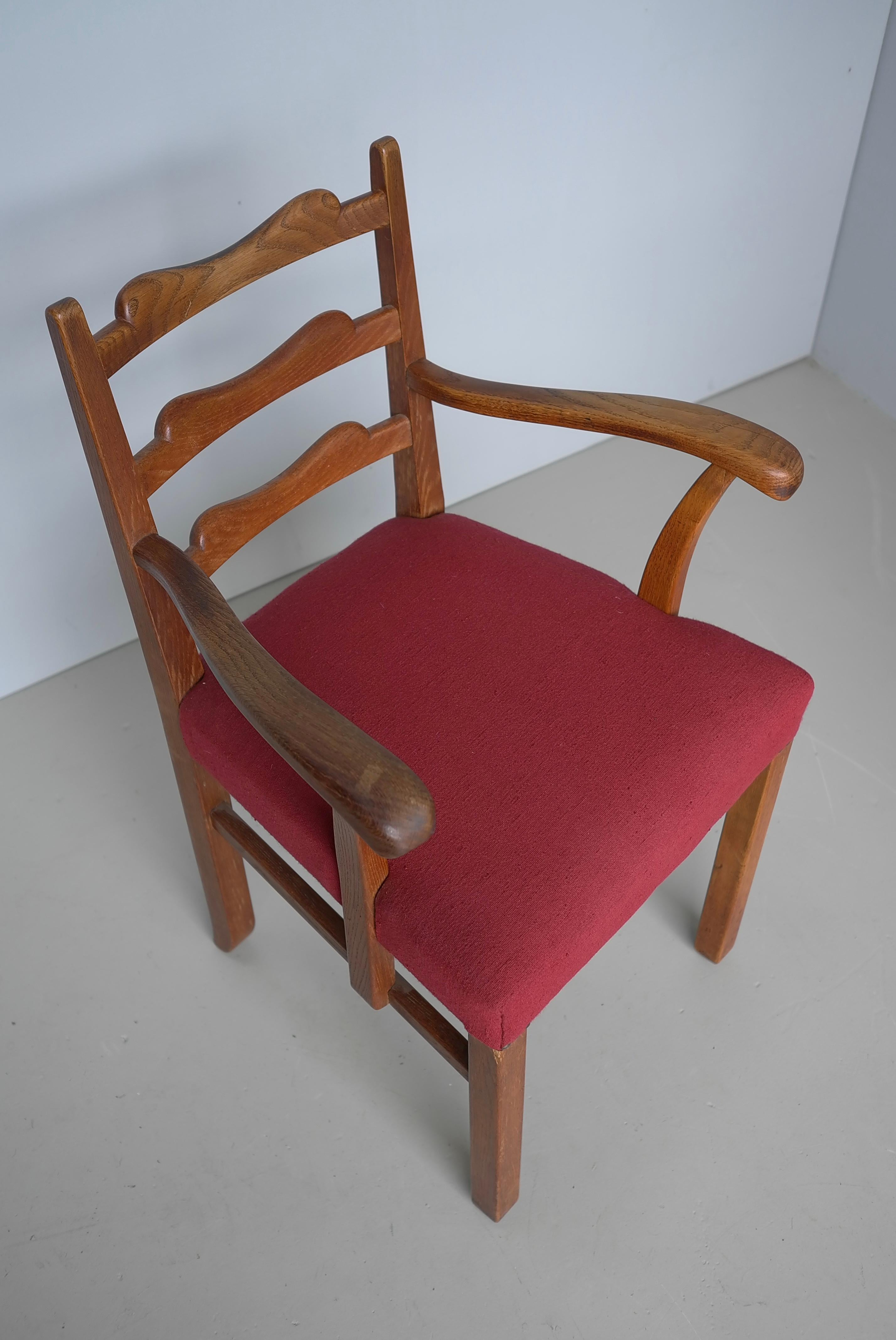 Sculptural Mid Century Modern side Chair, France 1930's For Sale 1