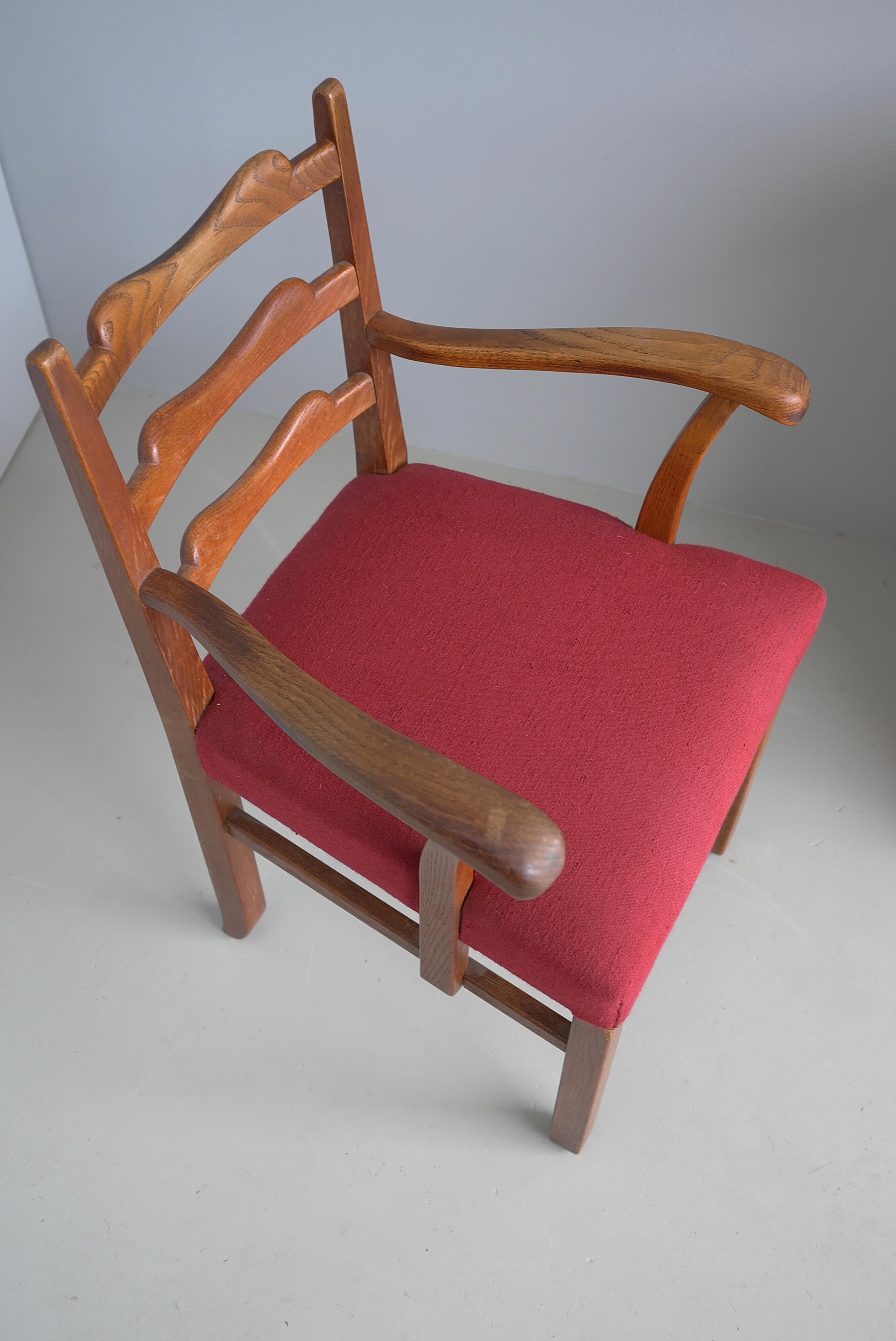 Sculptural Mid Century Modern side Chair, France 1930's For Sale 2