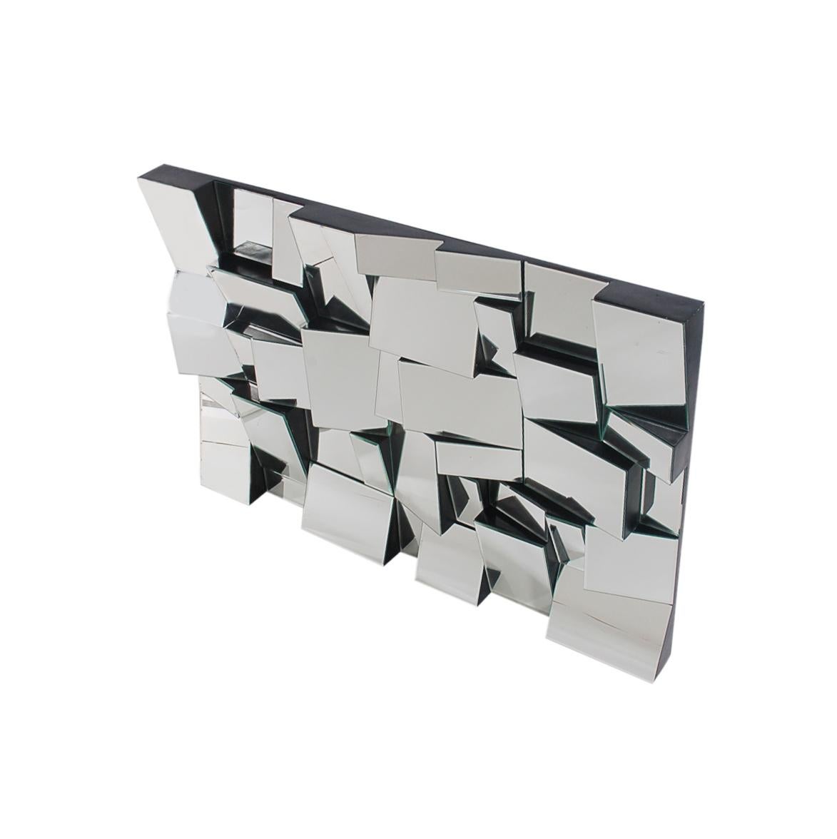 sculptural wall mirror