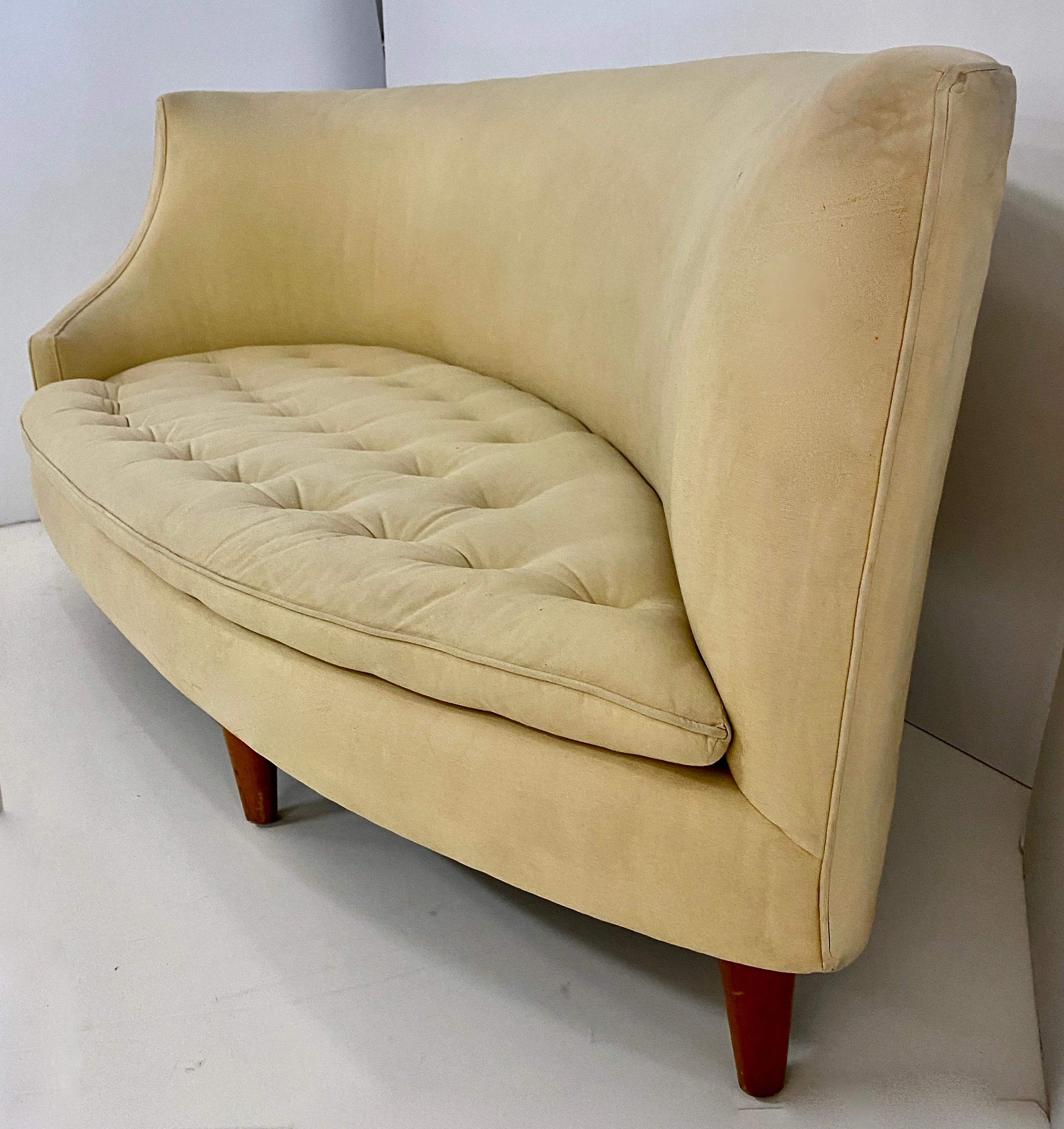 Sculptural Mid-Century Modern Sofa, circa 1940s 6